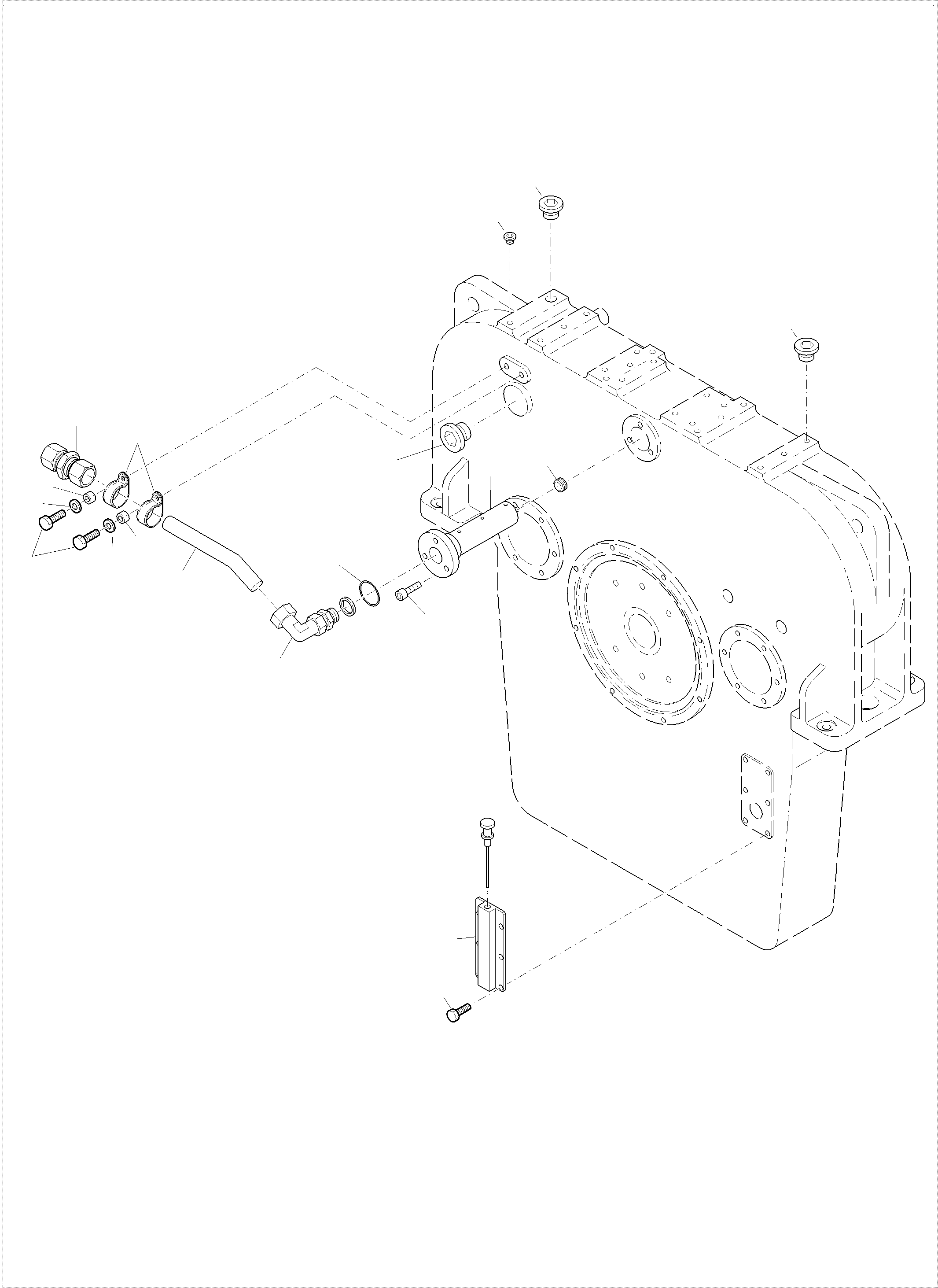 Komatsu parts book diagram for PC4000-6E S/N 08286: PUMP DISTRIBUTOR GEAR