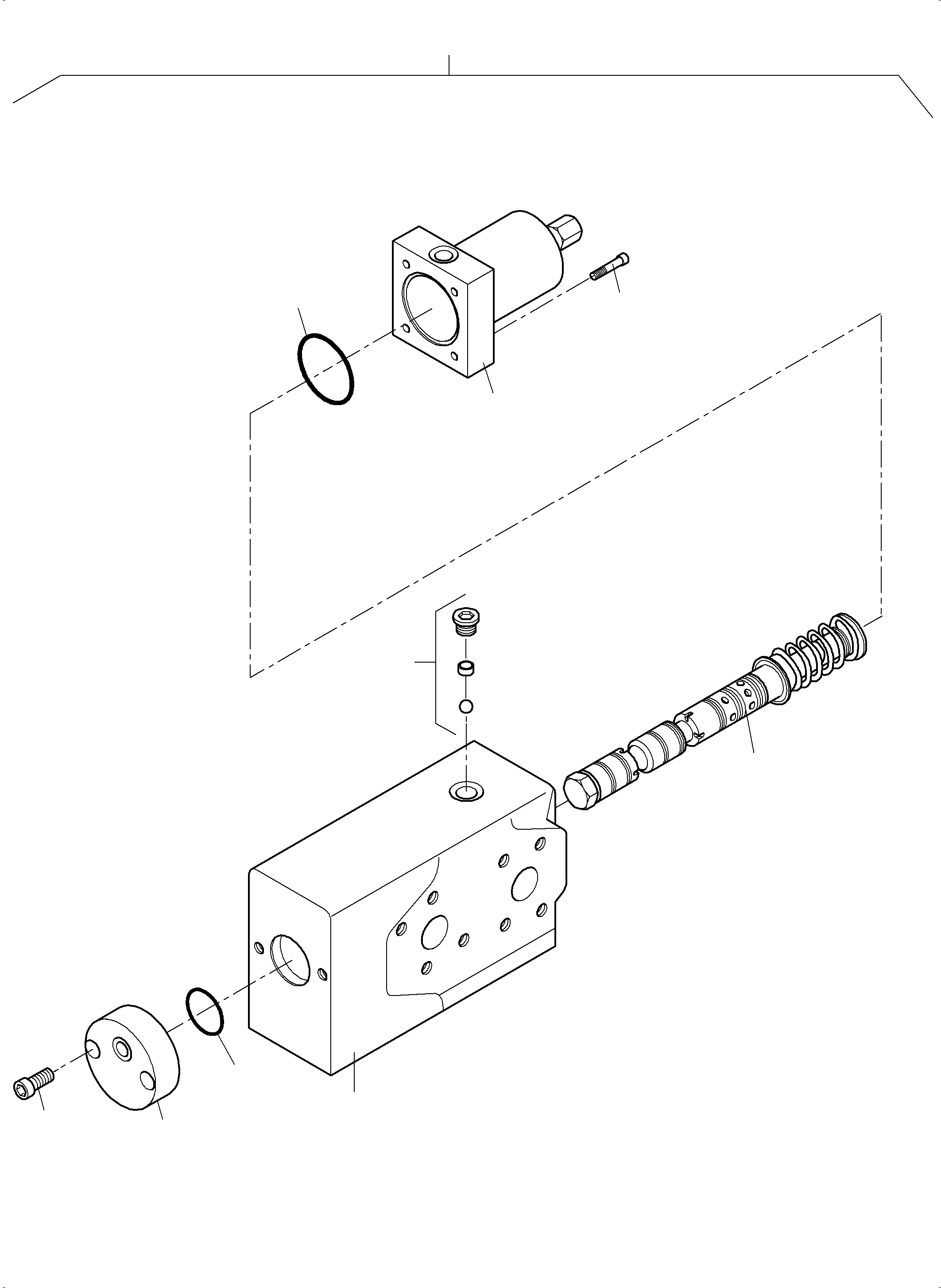 Komatsu parts book diagram for PC4000-6E S/N 08286: COUNTERSUNK VALVE