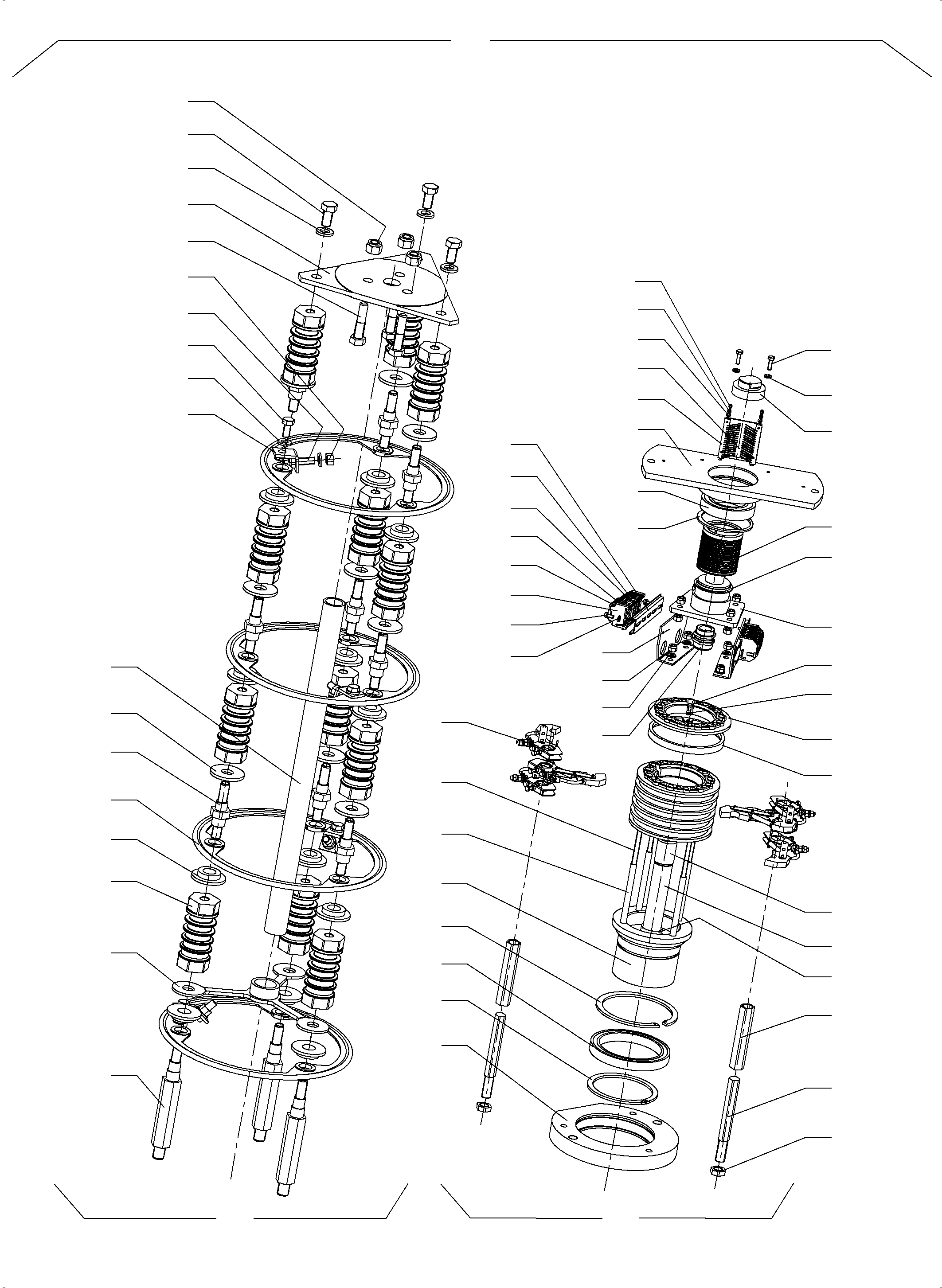 Komatsu parts book diagram for PC4000-6E S/N 08286: RING BODY