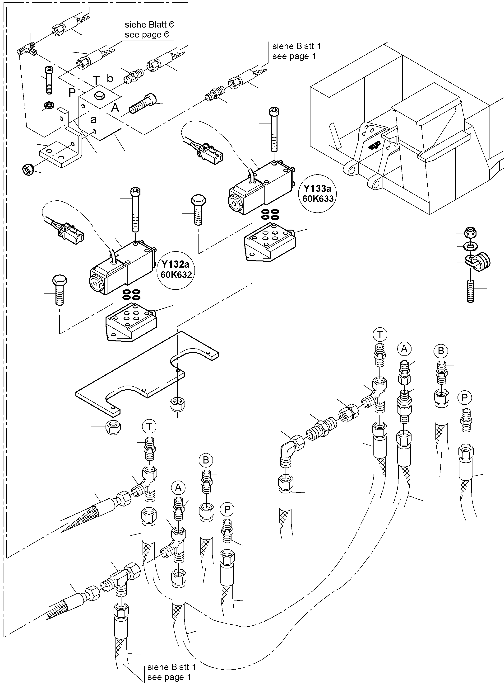 Komatsu parts book diagram for PC4000-6E S/N 08286: FLOAT POSITION