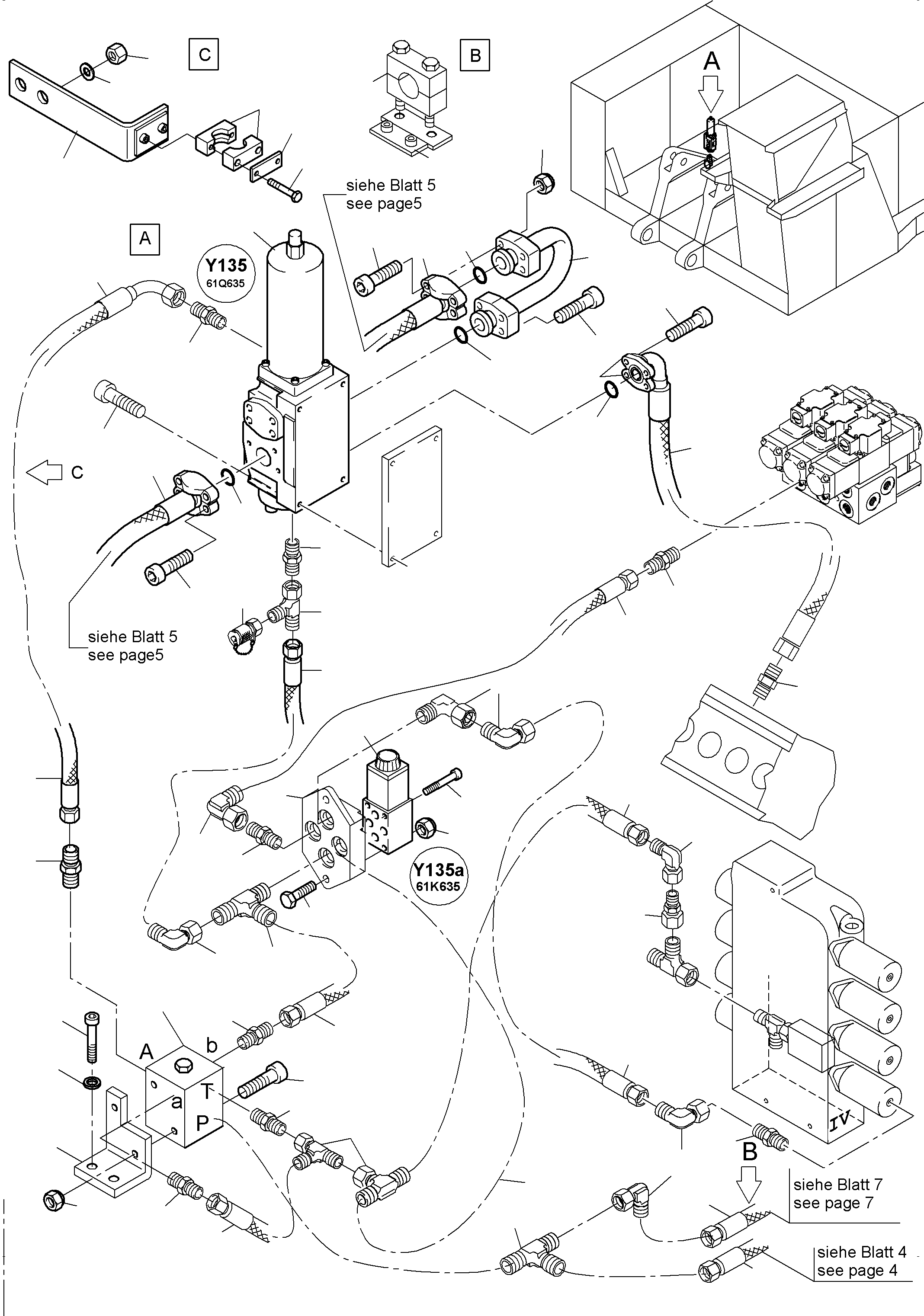 Komatsu parts book diagram for PC4000-6E S/N 08286: FLOAT POSITION