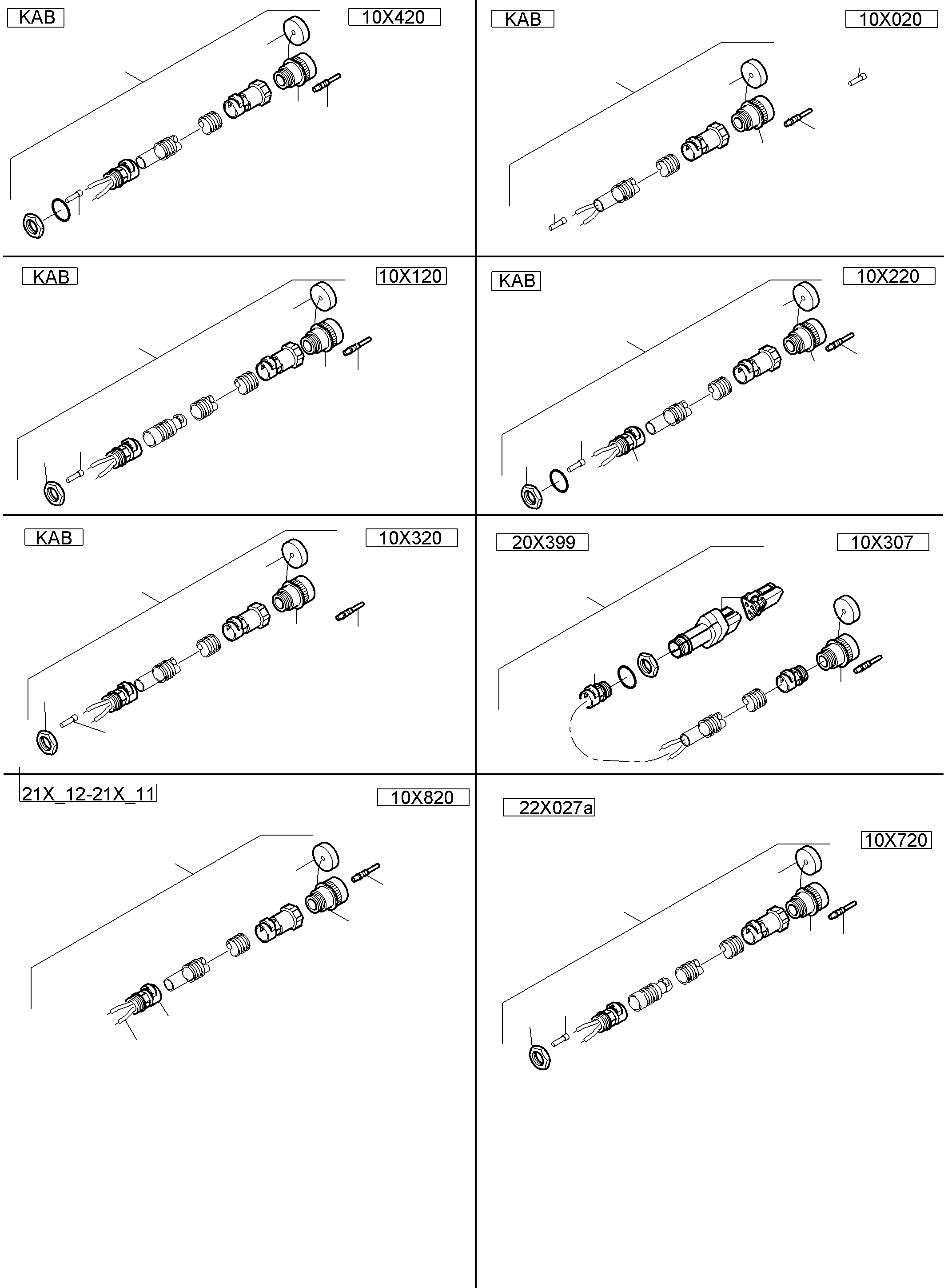 Komatsu parts book diagram for PC4000-6E S/N 08286: CABIN-HARNESSES-ELECTRIC