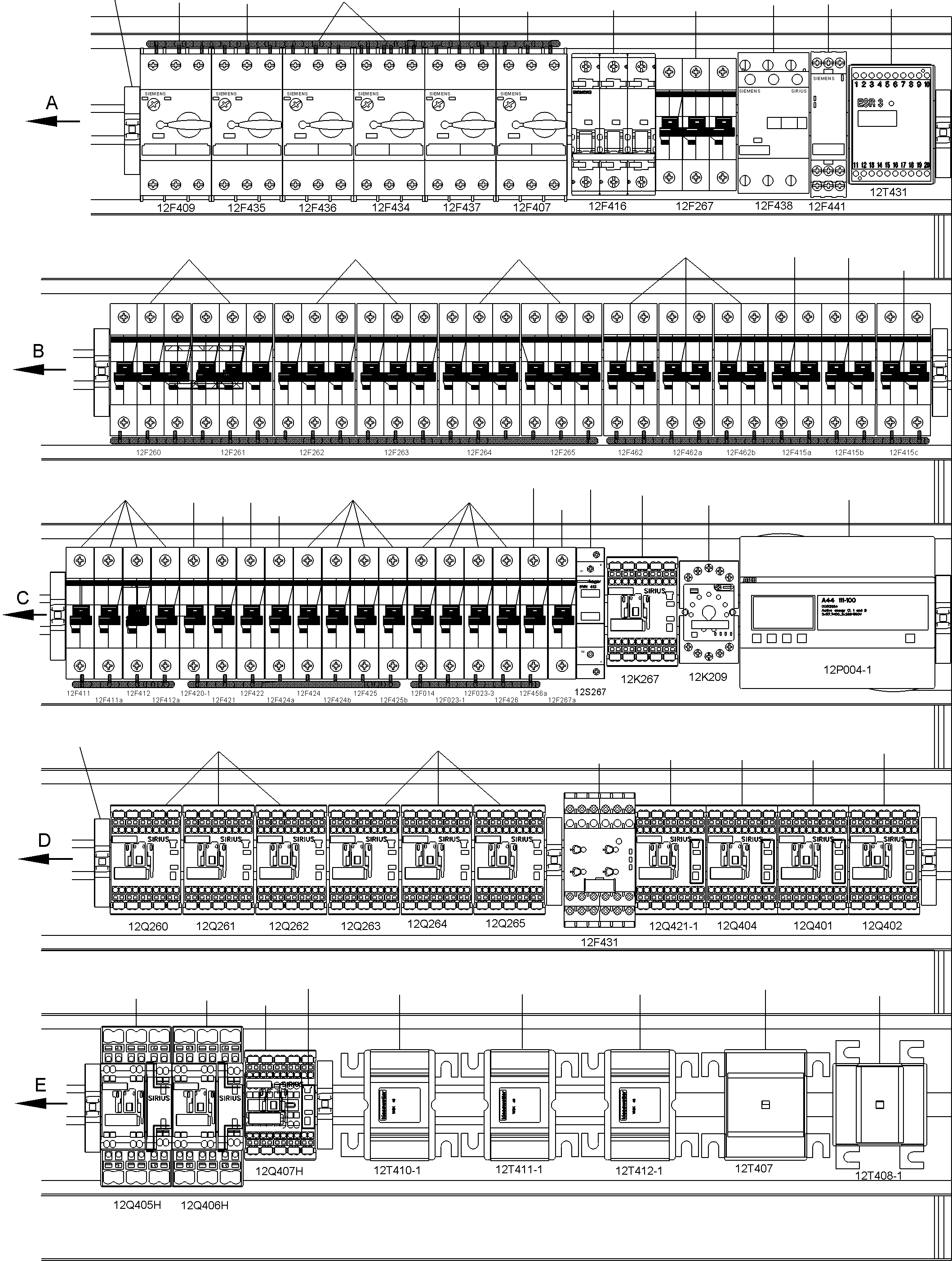 Komatsu parts book diagram for PC4000-6E S/N 08286: MOUNTING PLATE-CAB SUPPORT-LOCATION 12