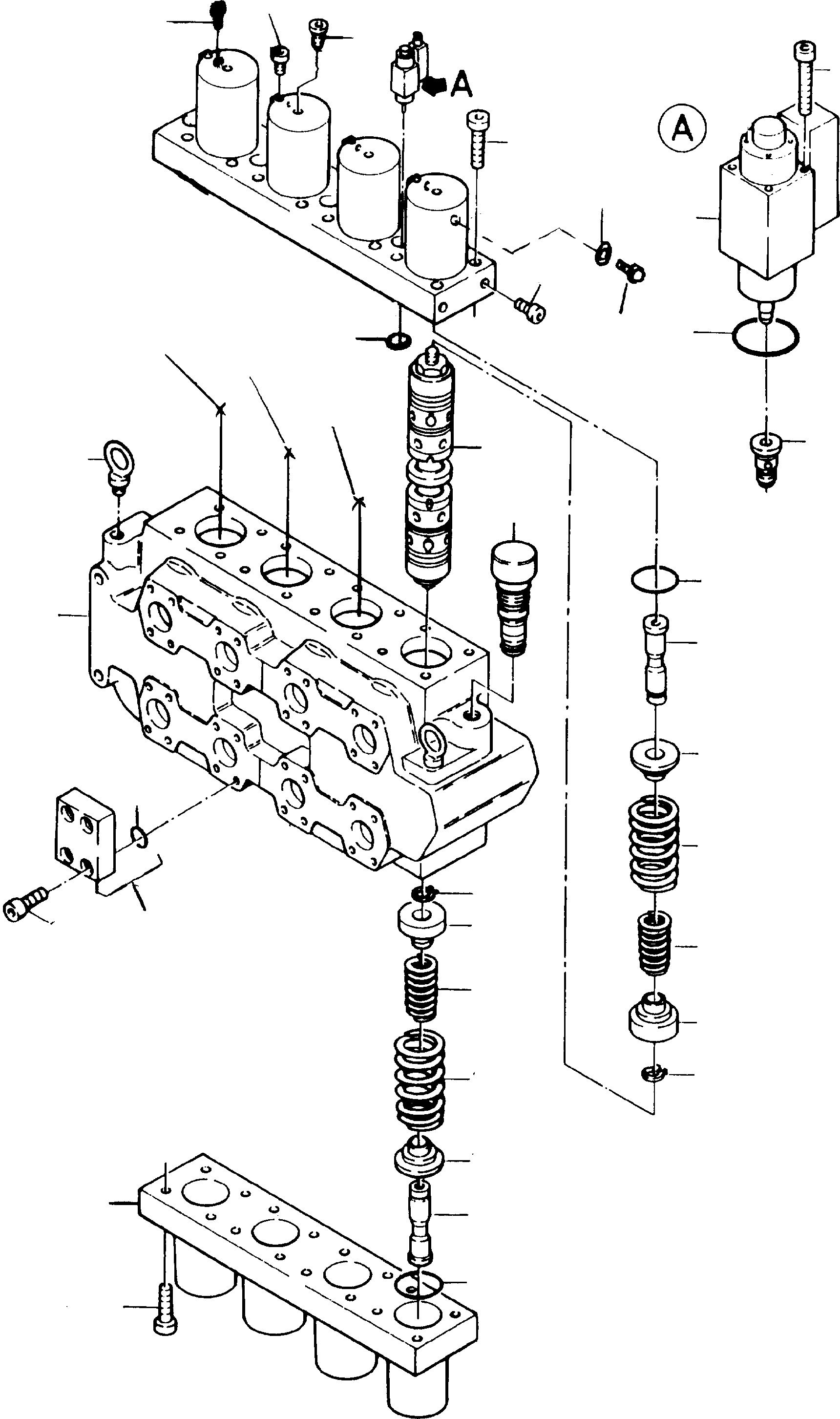 Excavators Mining Komatsu / PC8000-1E S/N 12022(G12022) / 4-Fold Control Block(090-1867a : 090-1867a)