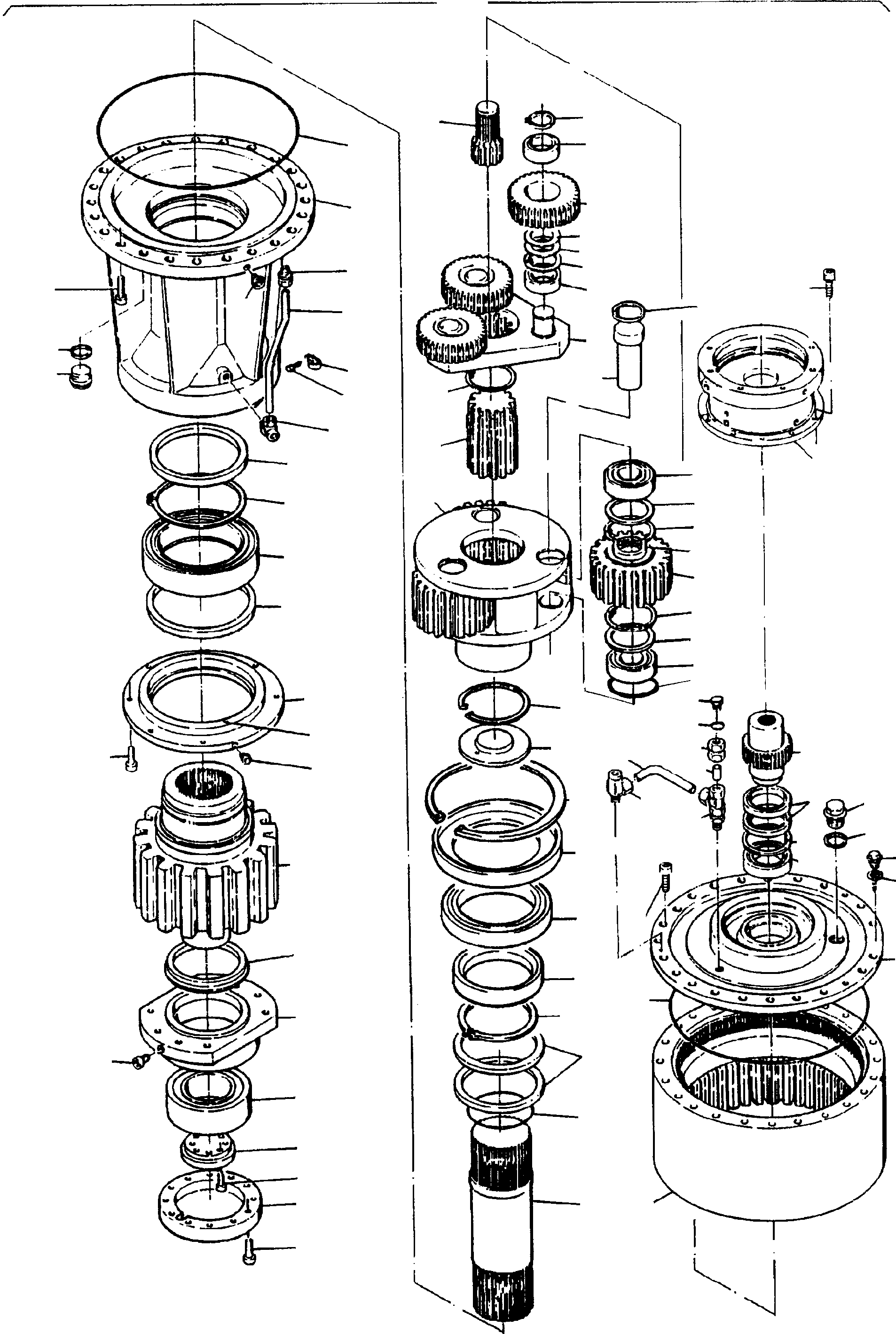 Excavators Mining Komatsu / PC8000-1E S/N 12022(G12022) / Slew Gearbox(090-0910b : 090-0910b)