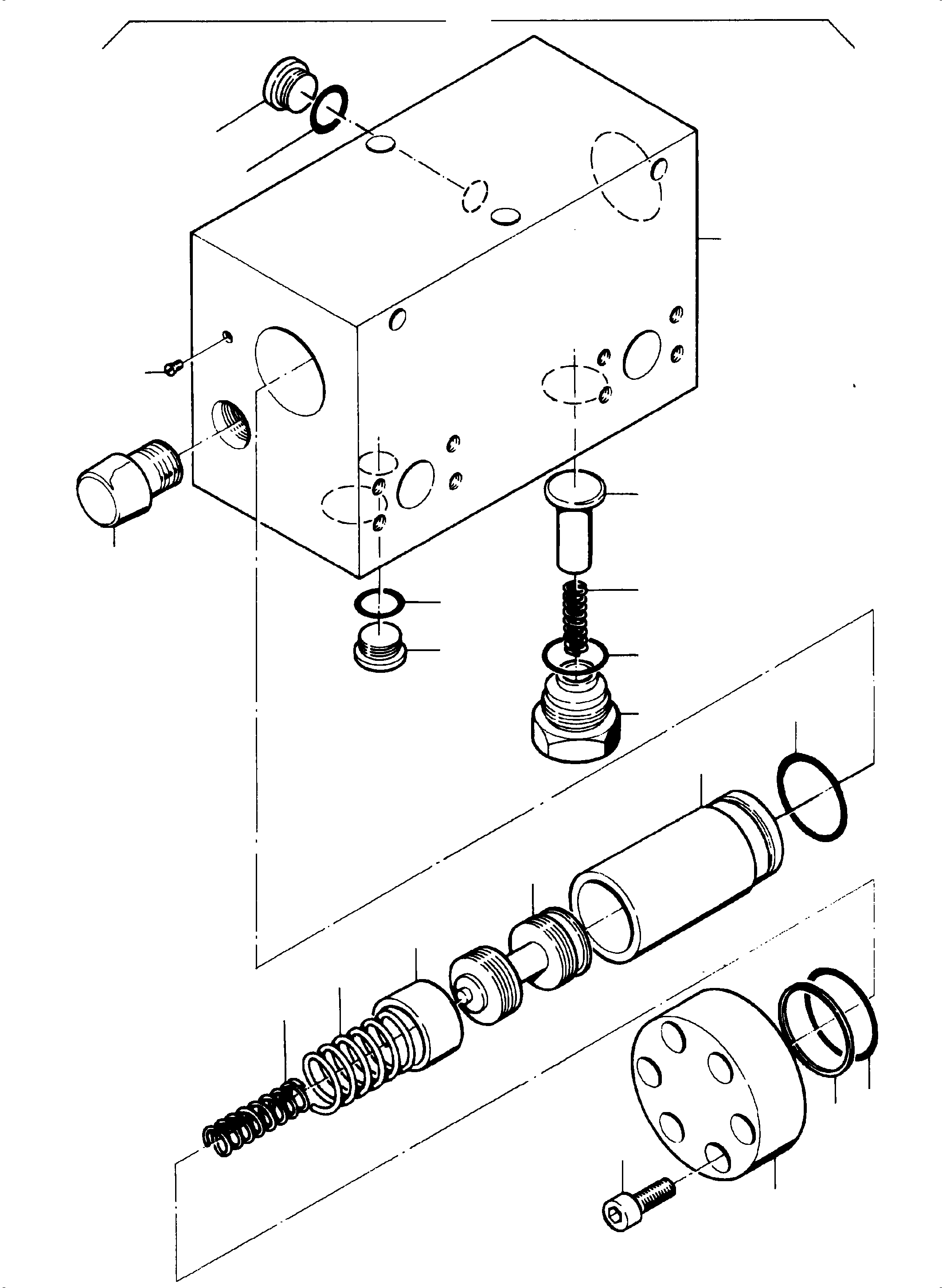 Komatsu parts book diagram for PC8000-1E S/N 12024: TRAVELLING GEAR BRAKE VALVE