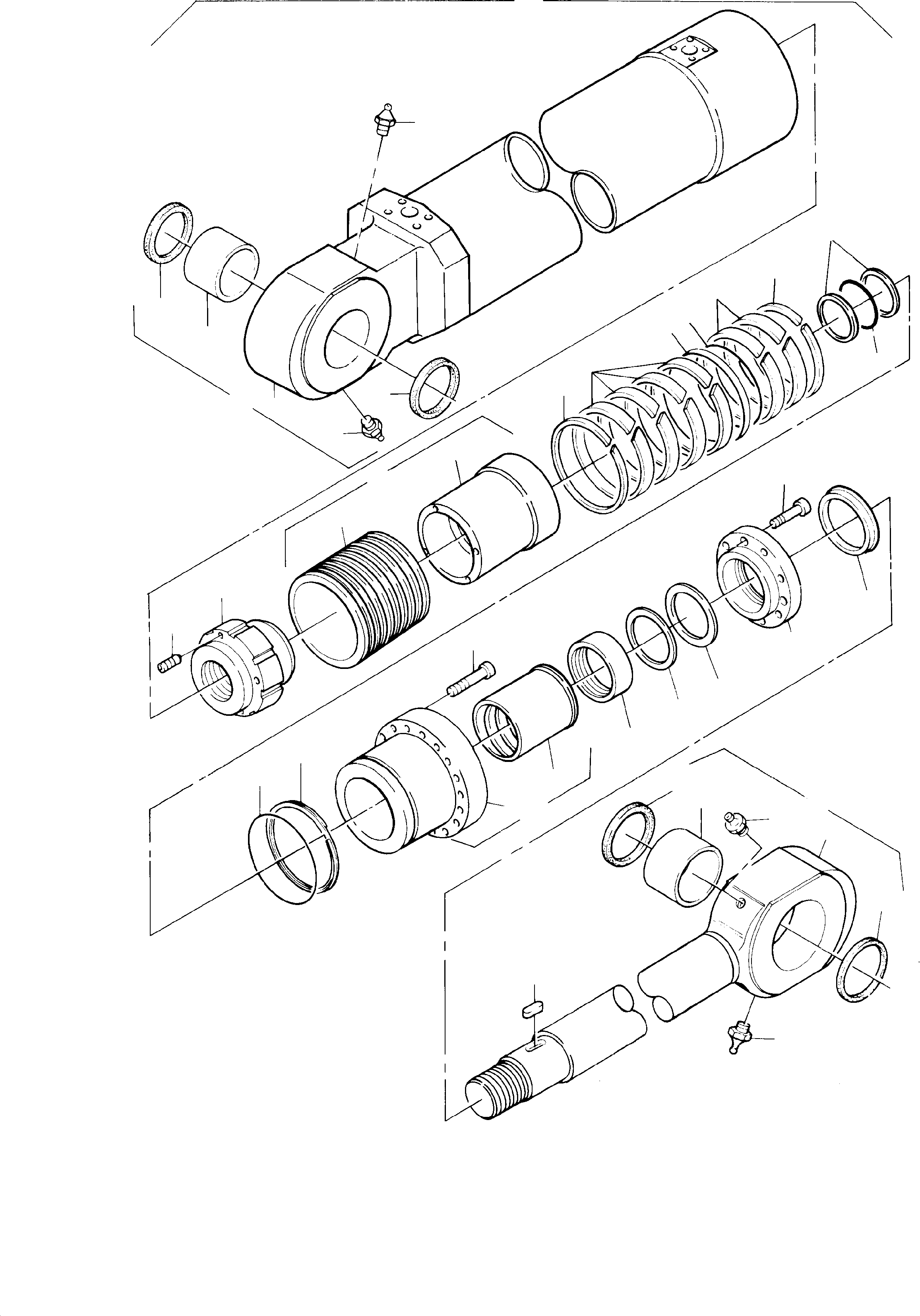 Excavators Mining Komatsu / PC8000-1E S/N 12024(G12024) / Hydraulik Cylinder(112-4079c : 112-4079c)