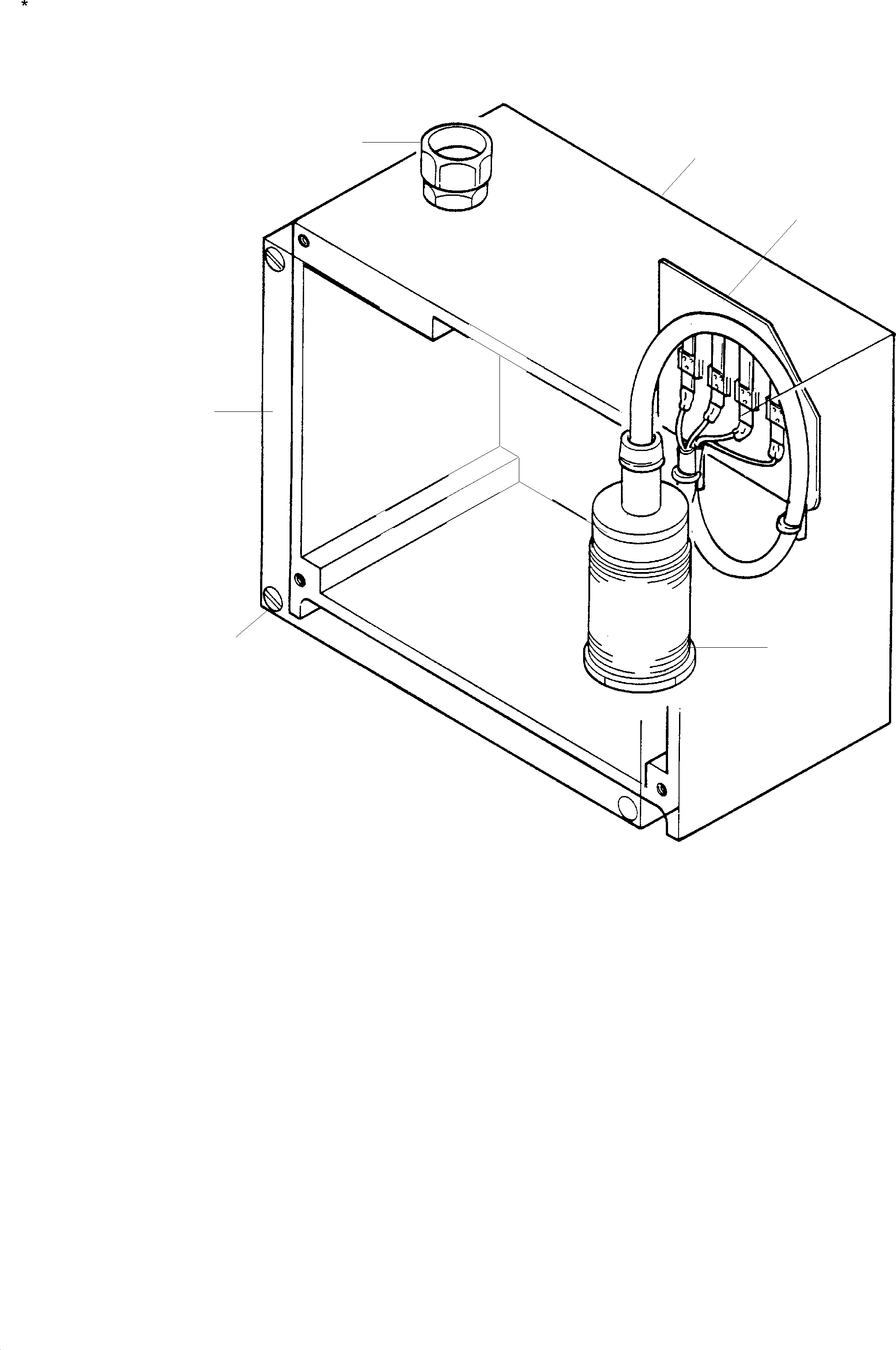 Komatsu parts book diagram for PC8000-1E S/N 12024: SHIFT CONTROL HOUSING