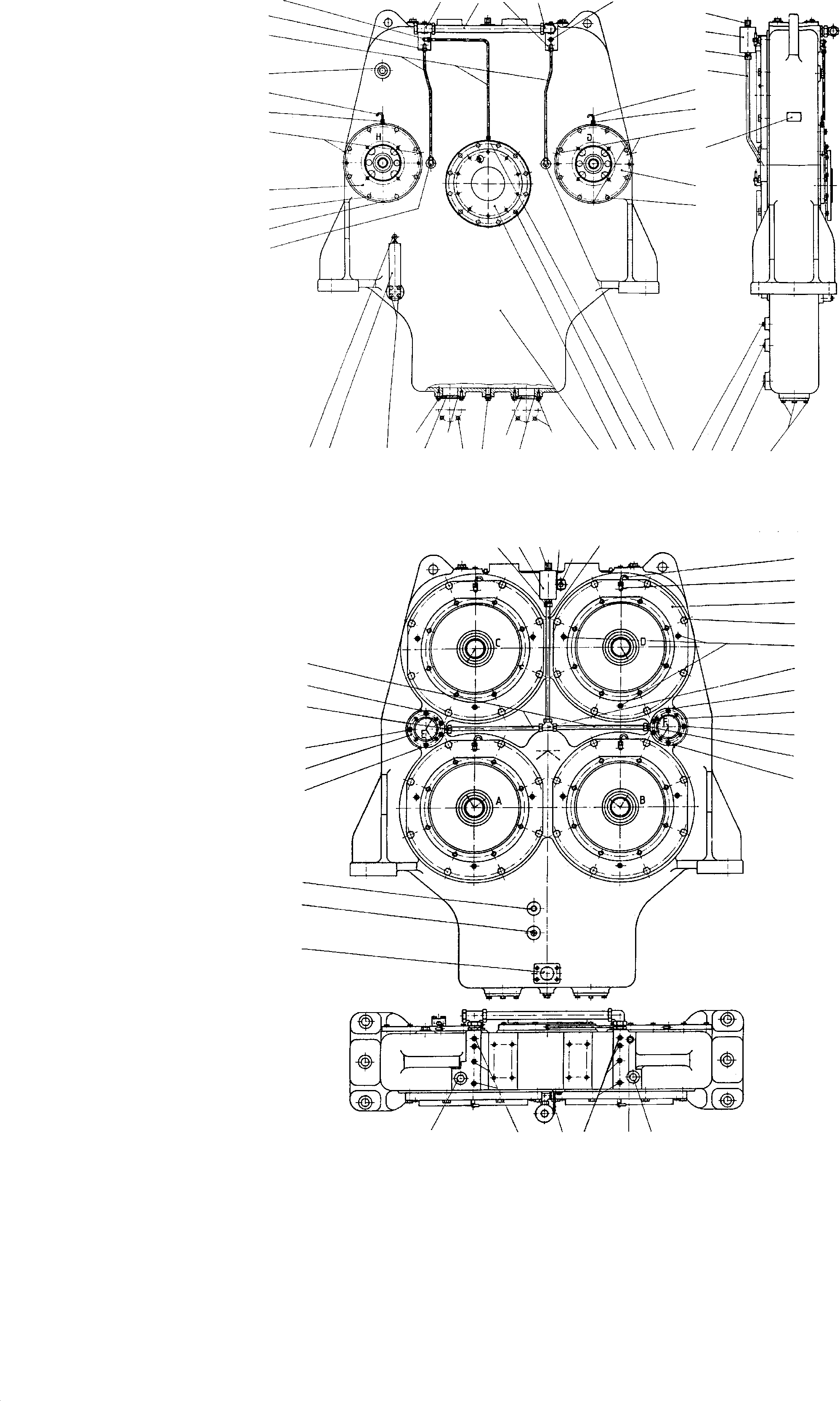 Excavators Mining Komatsu / PC8000-1E S/N 12024(G12024) / Pump Distributor Gear(991-0193 : 991-0193)
