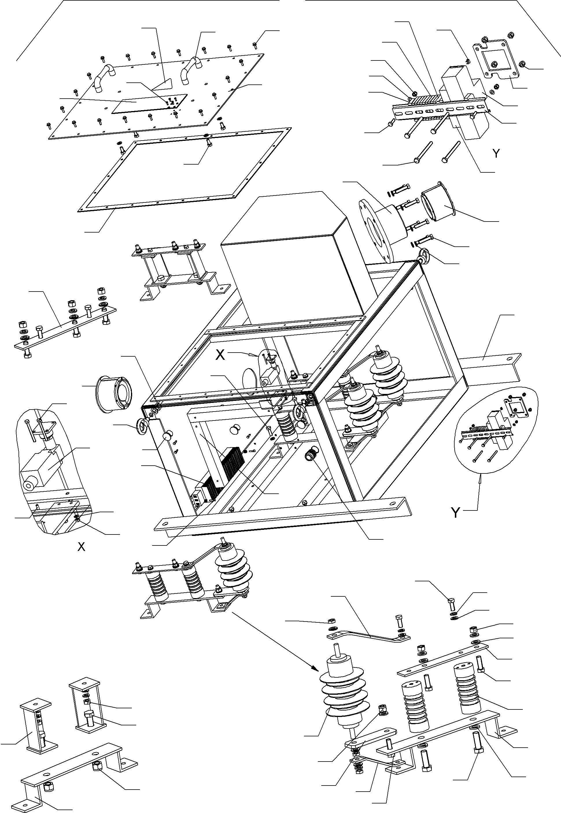 Komatsu parts book diagram for PC8000-1E S/N 12024: JUNCTION BOX