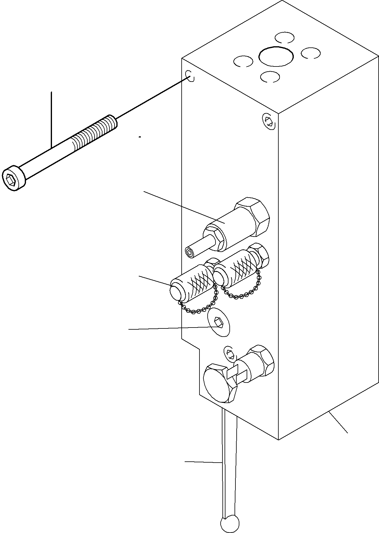 Komatsu parts book diagram for PC8000-6E S/N 12061: VALVE - LOAD LIMITATION