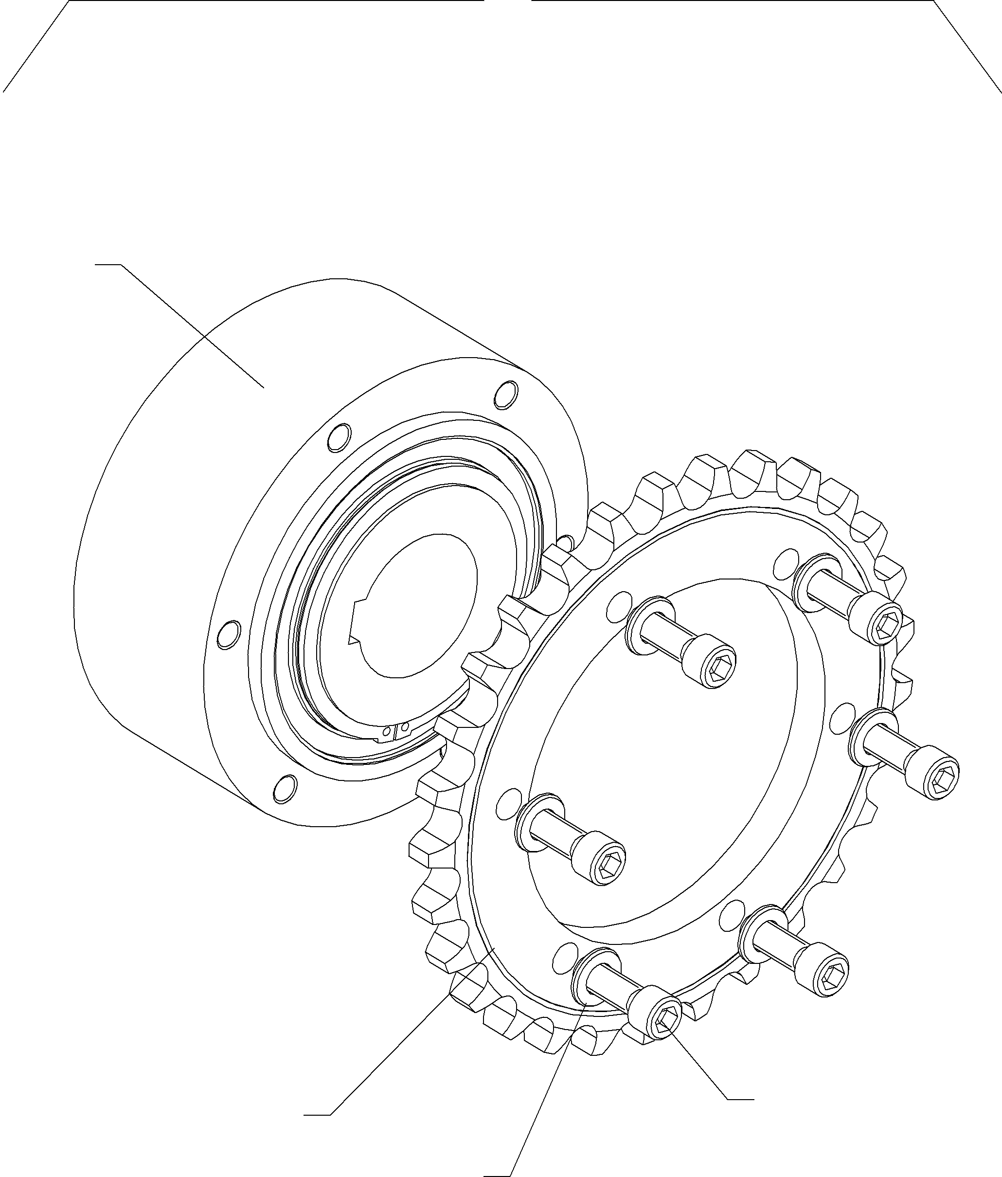 Komatsu parts book diagram for PC8000-6E S/N 12061: CABLE DRUM