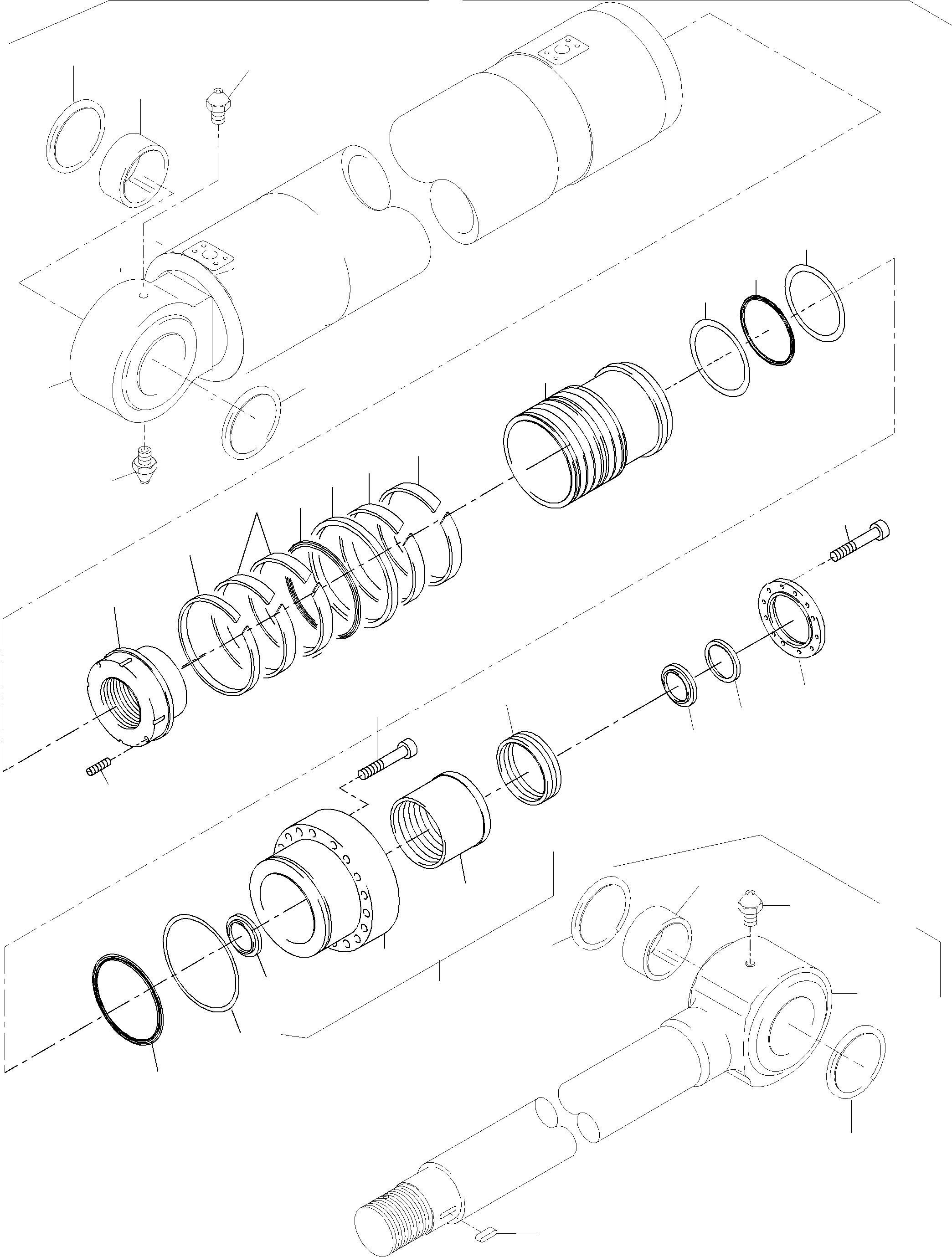 Excavators Mining Komatsu / PC8000-6E S/N 12069(G12069) / Hydraulic Cylinder(113-5079a : 113-5079a)