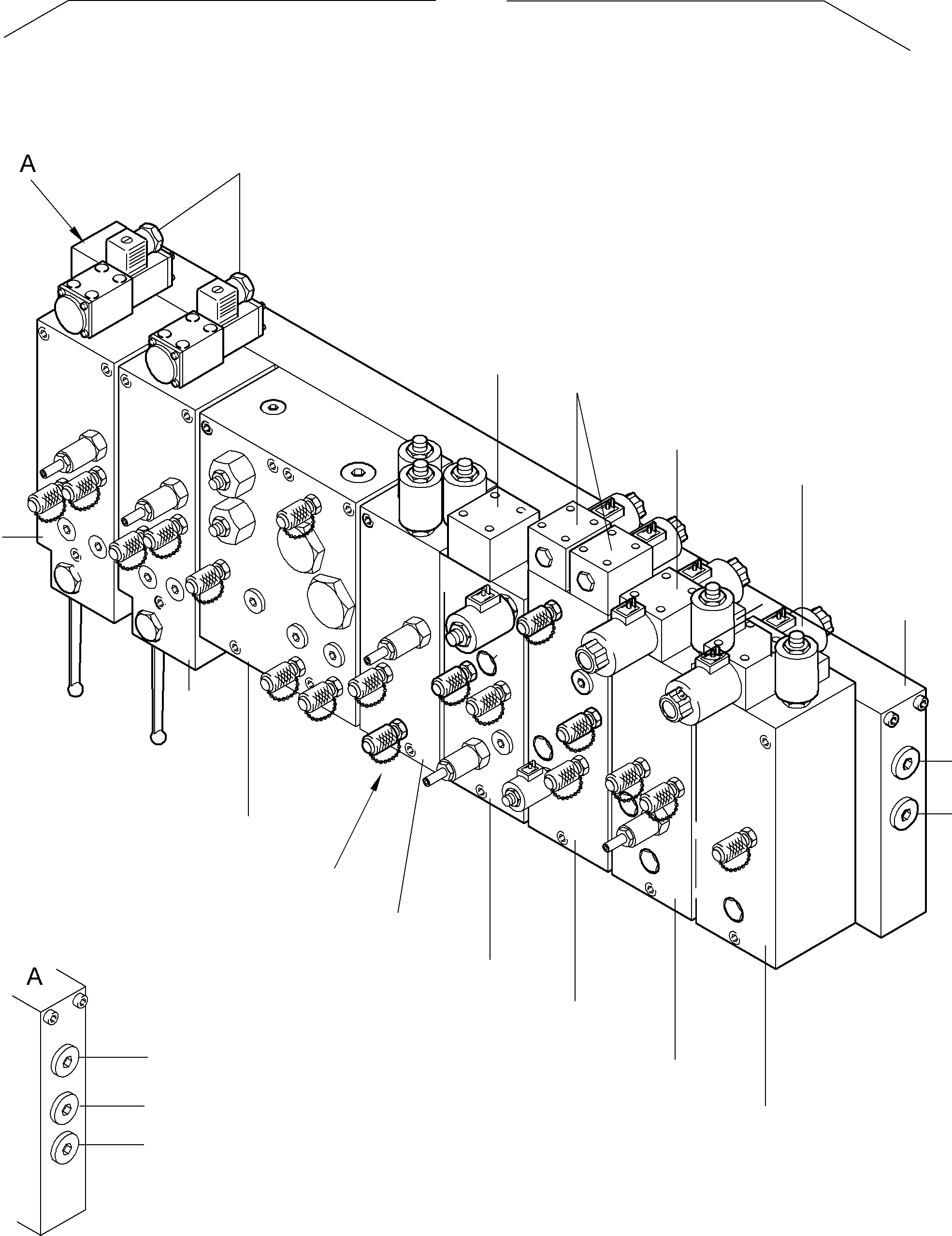 Excavators Mining Komatsu / PC8000-6E S/N 12069(G12069) / Cartridge Block(991-0572c : 991-0572c)