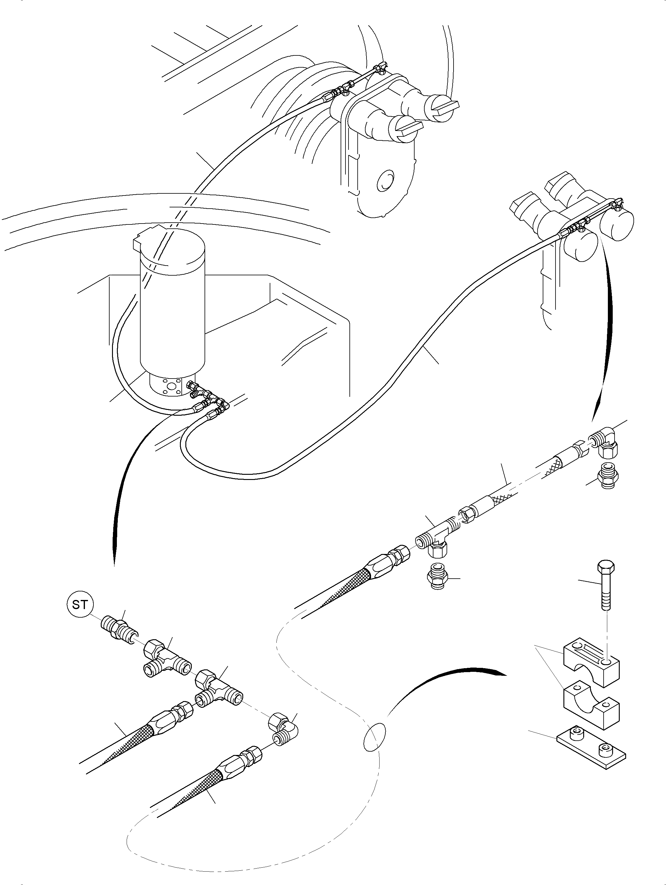 Excavators Mining Komatsu / PC8000-6E S/N 12069(G12069) / Drive Gear Box - Brake Control(113-3184 : 113-3184)