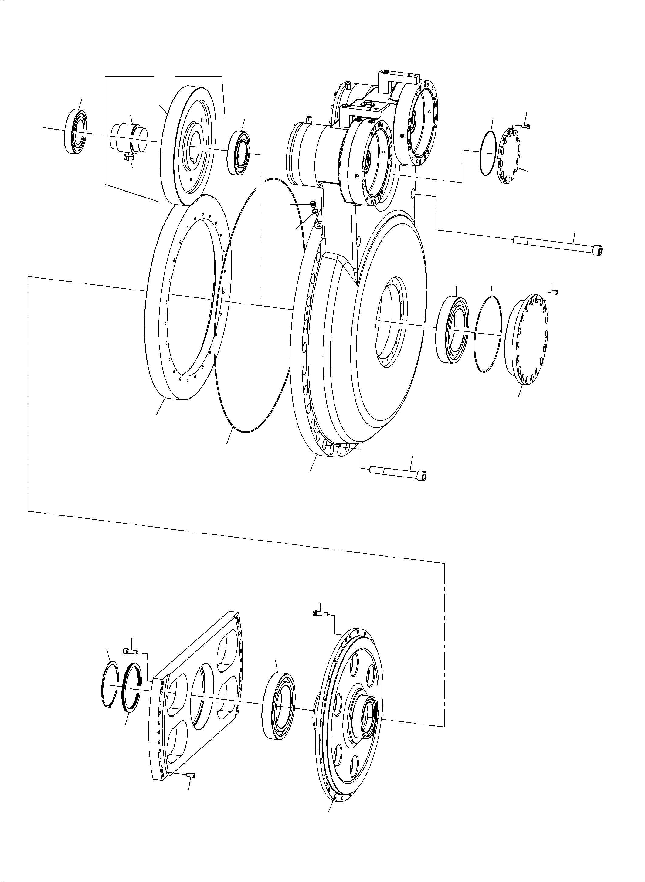 Excavators Mining Komatsu / PC8000-6E S/N 12070(G12070) / Drive Gear Box(991-0938 : 991-0938)