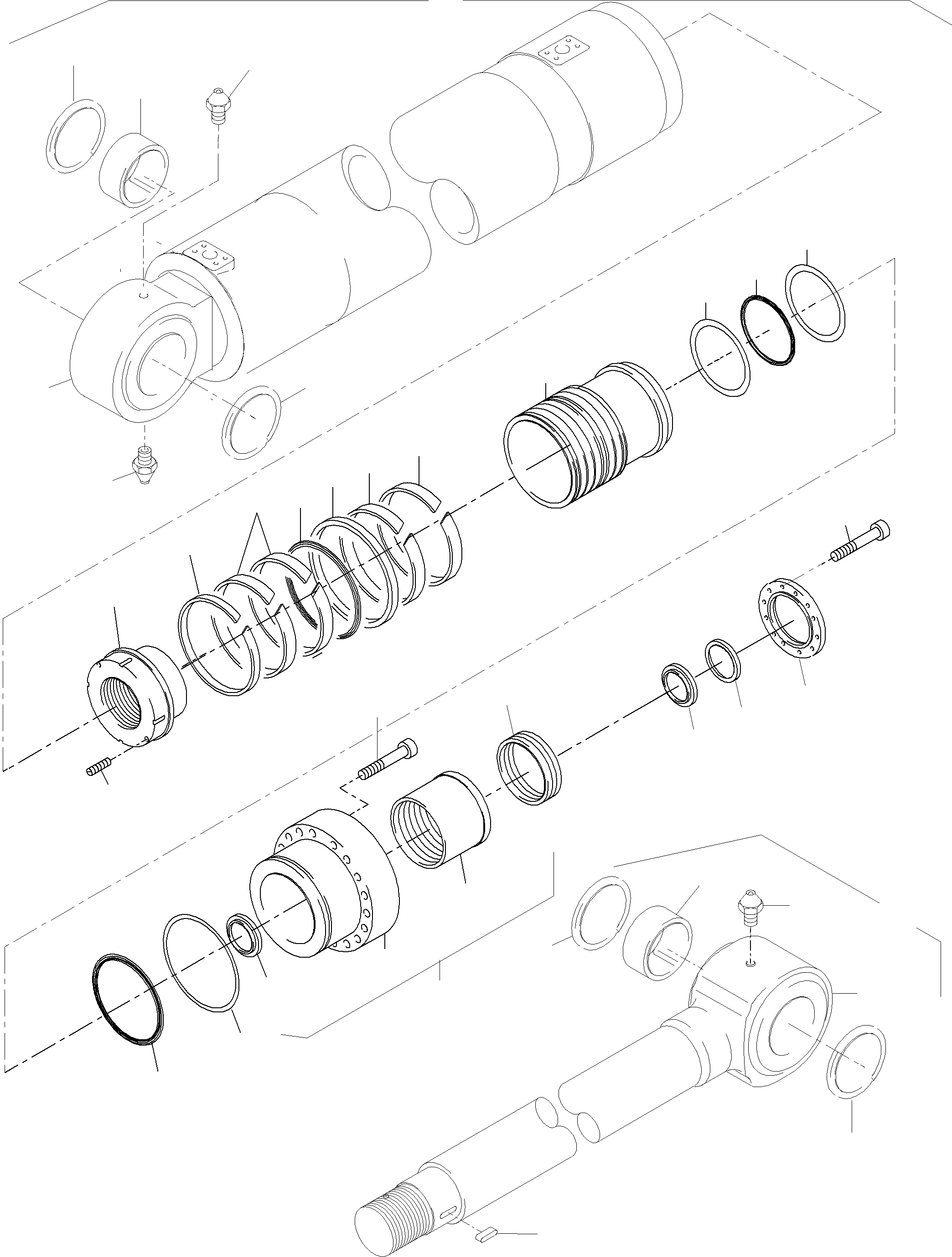 Excavators Mining Komatsu / PC8000-6E S/N 12080(G12080) / Hydraulic Cylinder(113-5078d : 113-5078d)
