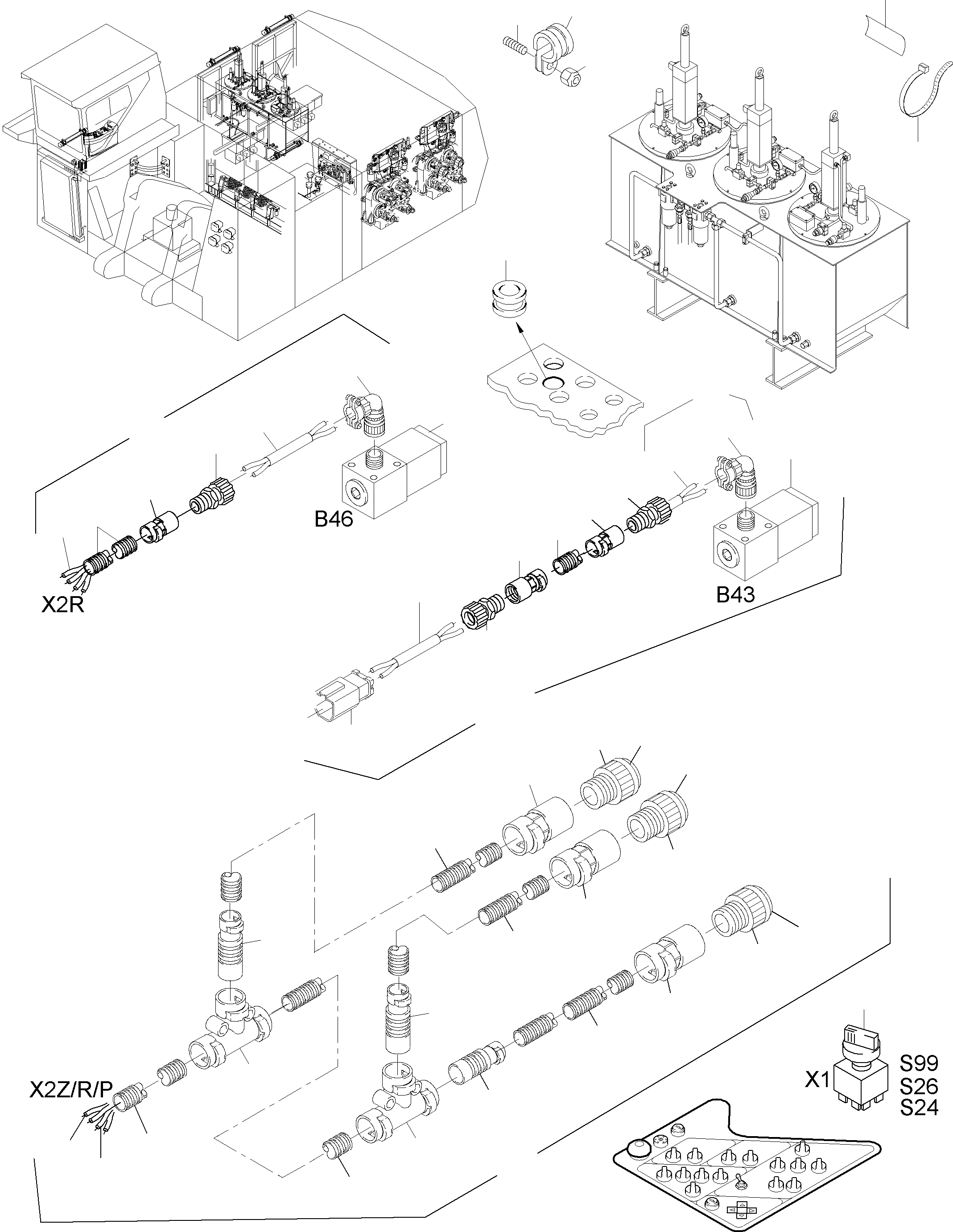 Excavators Mining Komatsu / PC8000-6E S/N 12080(G12080) / Electr. Parts(612-2367e : 612-2367e)