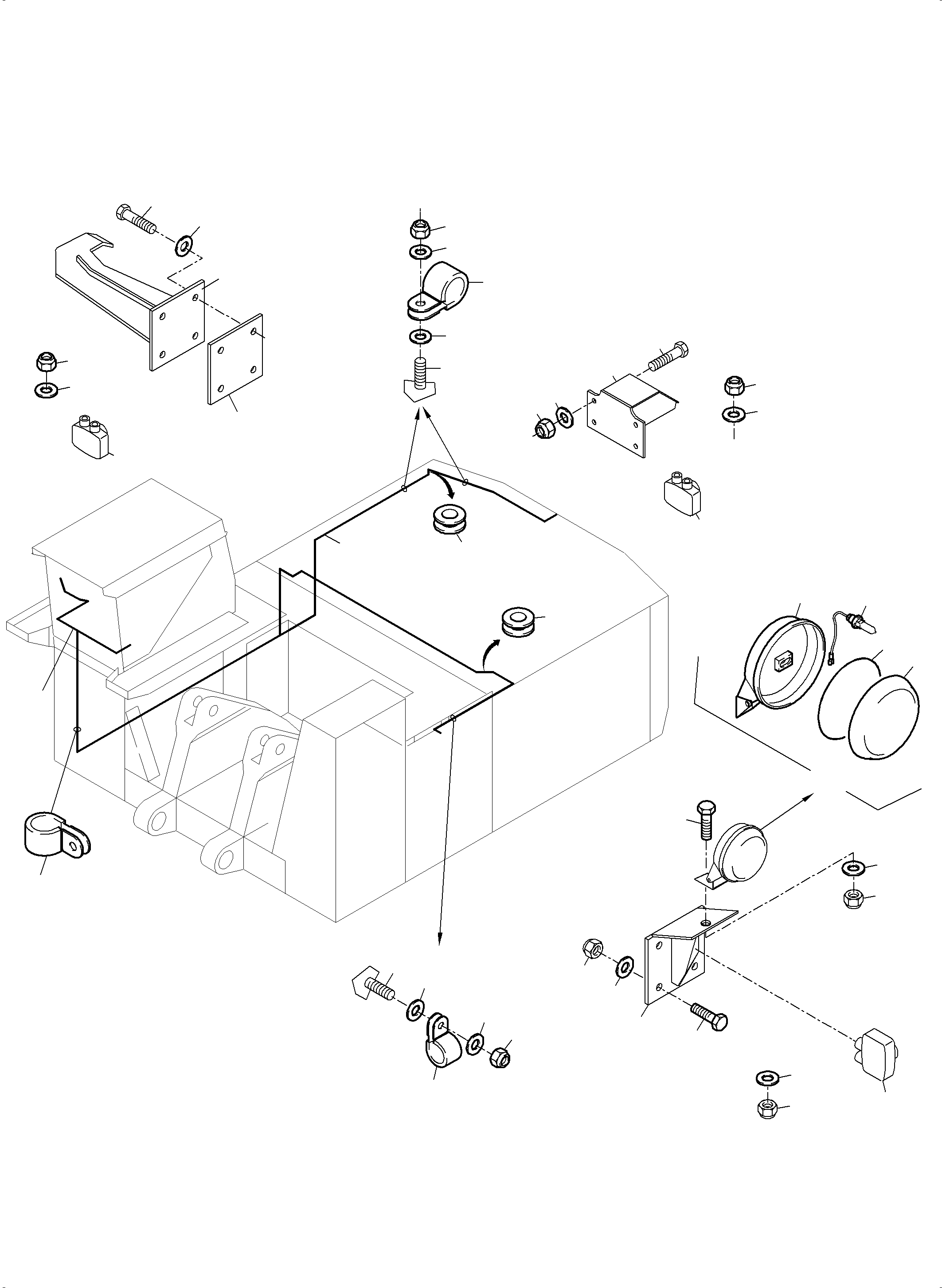 Excavators Mining Komatsu / PC8000-6E S/N 12080(G12080) / Camerasystem(612-1963a : 612-1963a)