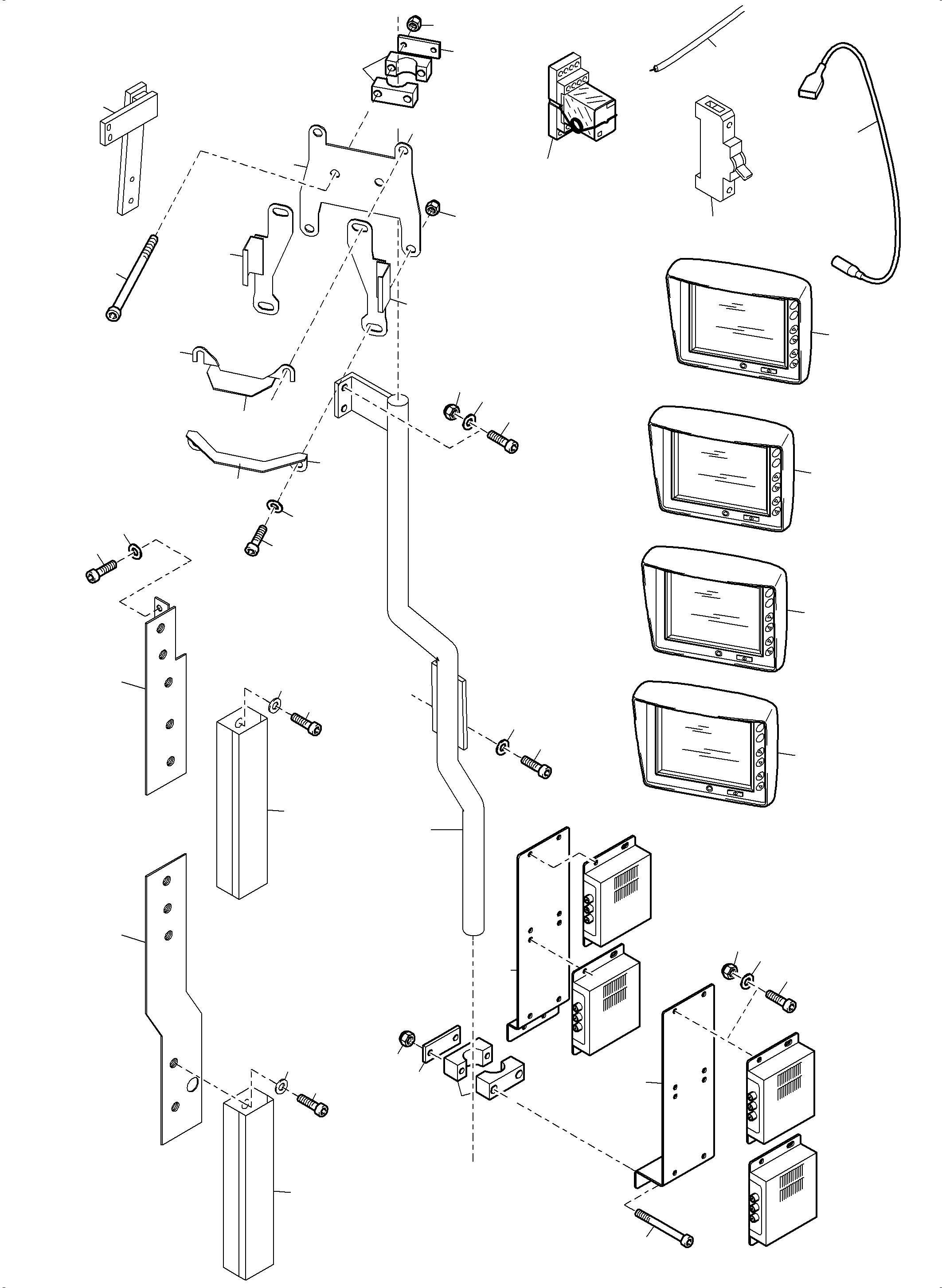 Excavators Mining Komatsu / PC8000-6E S/N 12080(G12080) / Camerasystem(612-1963a : 612-1963a)