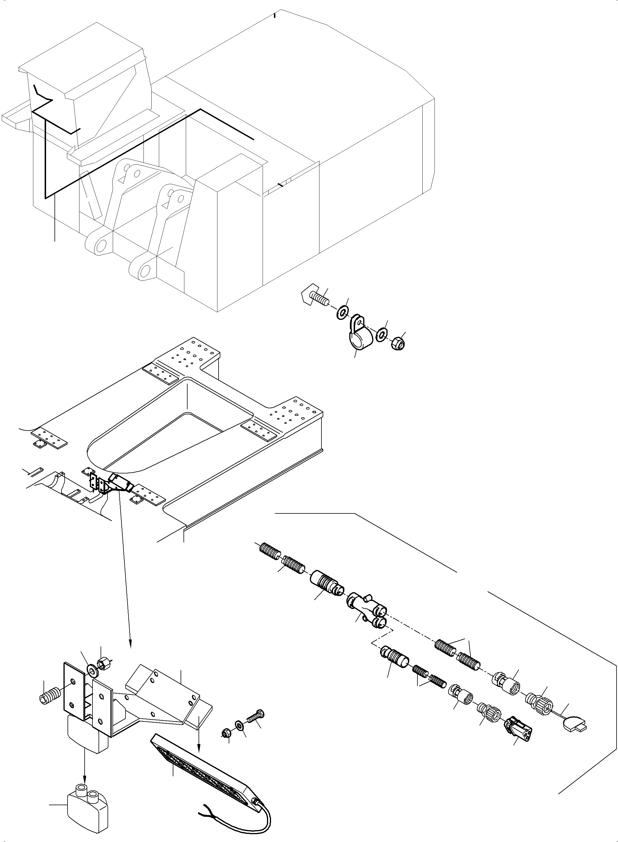Excavators Mining Komatsu / PC8000-6E S/N 12080(G12080) / Camerasystem(612-1963a : 612-1963a)