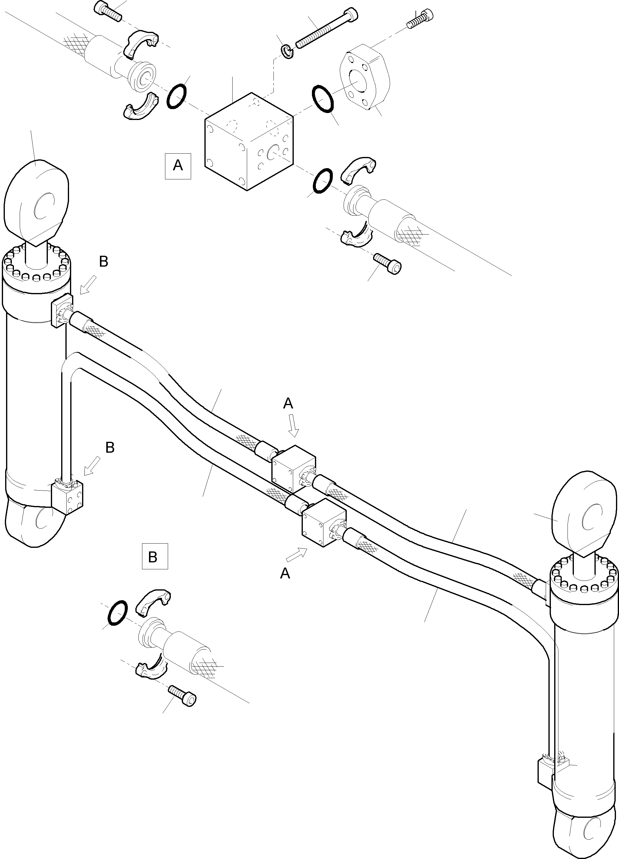 Excavators Mining Komatsu / PC8000-6E S/N 12080(G12080) / Bullclam Bucket 28,0 cbm(113-5111 : 113-5111)