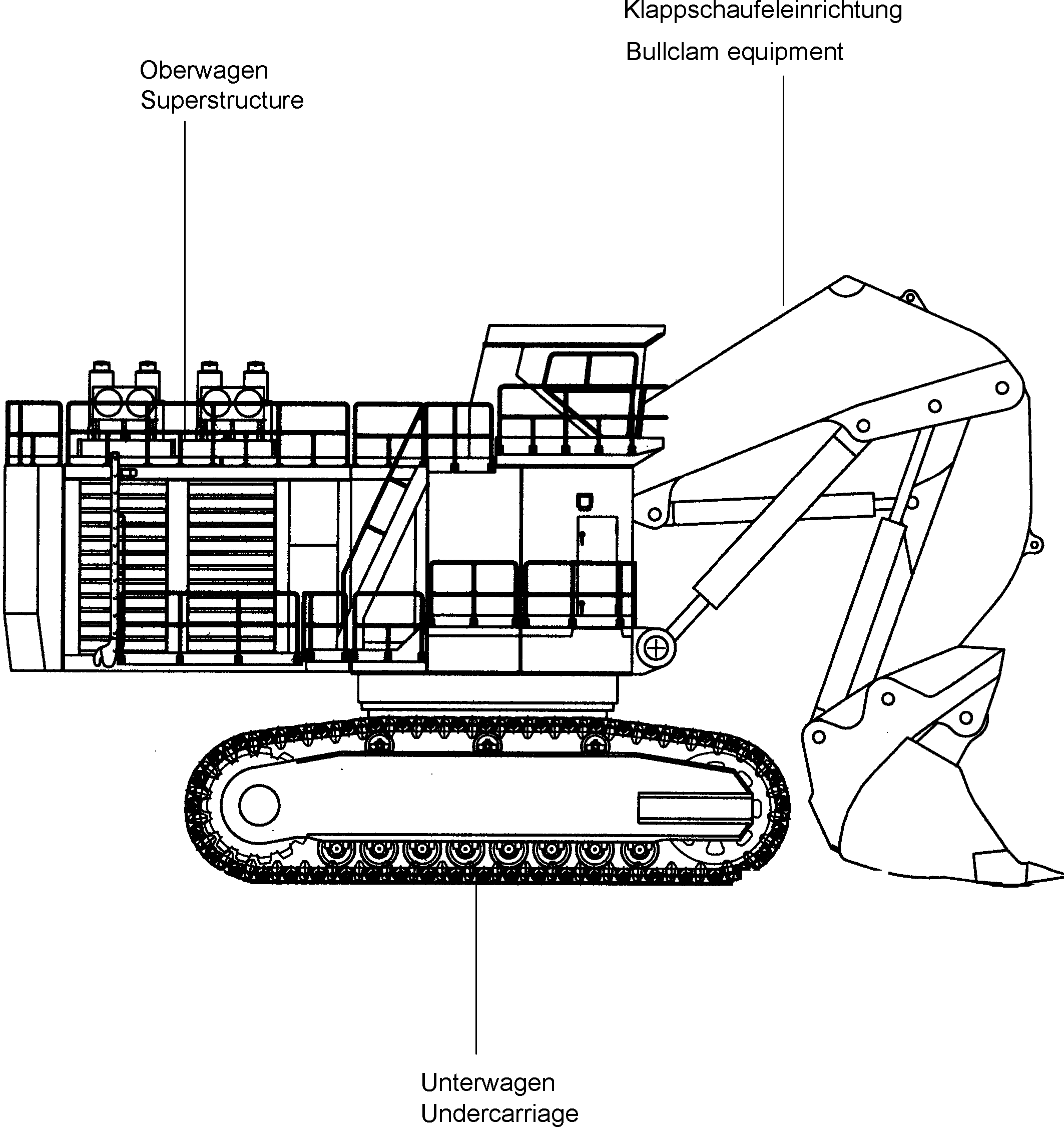 Komatsu parts book diagram for PC8000-6 S/N 12082: 