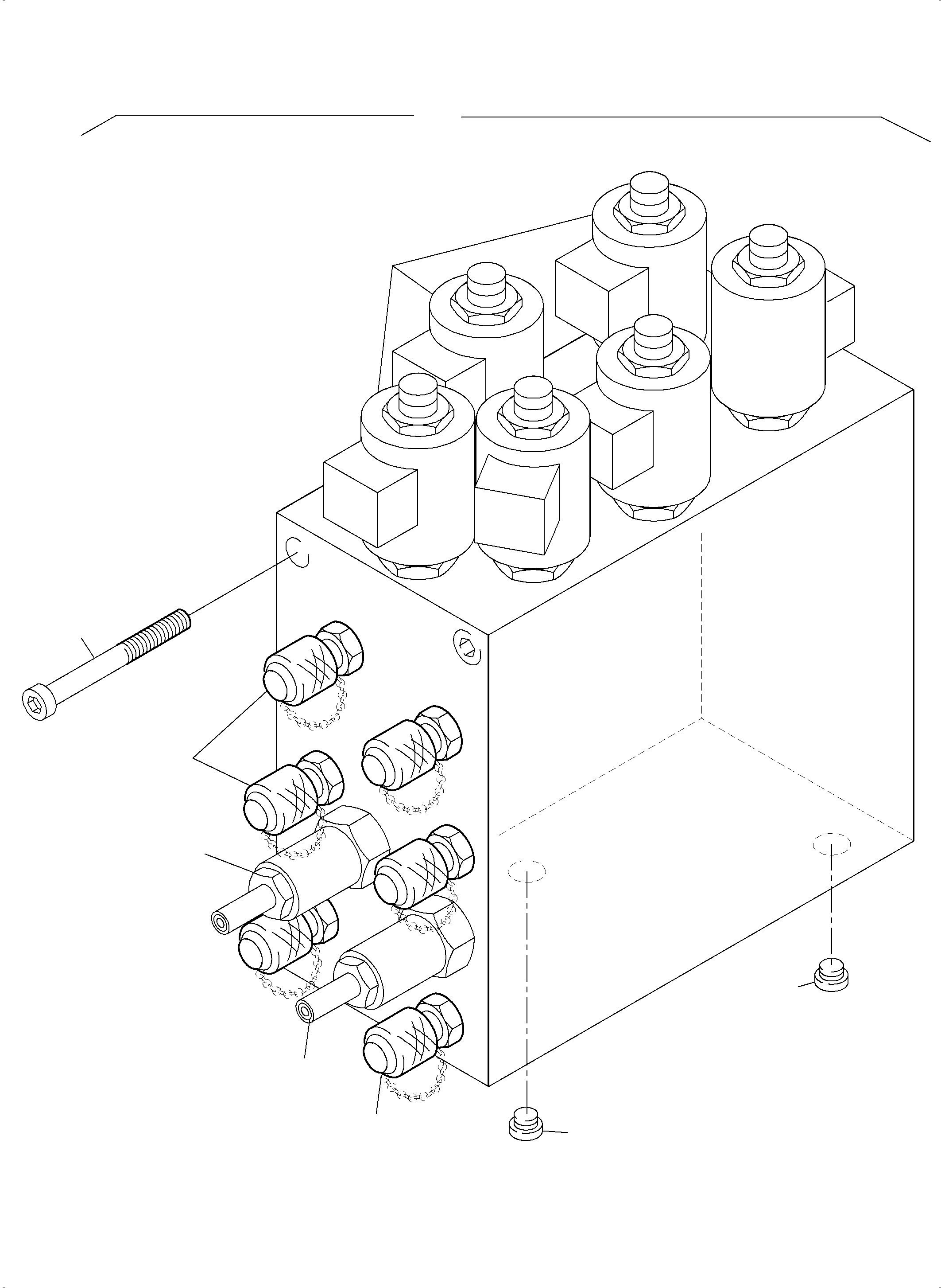 Komatsu parts book diagram for PC8000-6 S/N 12082: VALVE - PUMP REGULATION