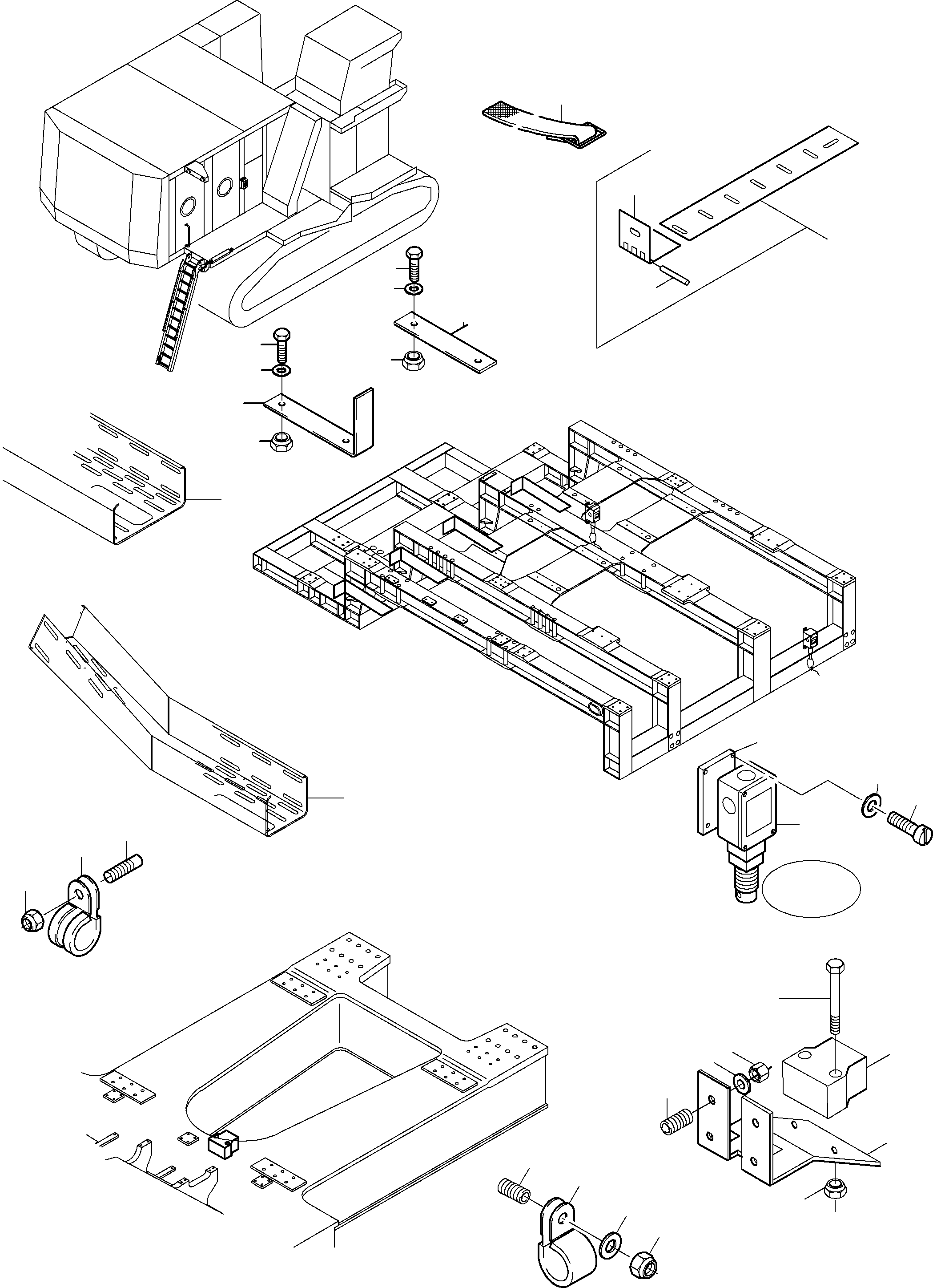 Komatsu parts book diagram for PC8000-6 S/N 12082: MOVEMENT SIGNAL ARR. AND ENGINE STOP