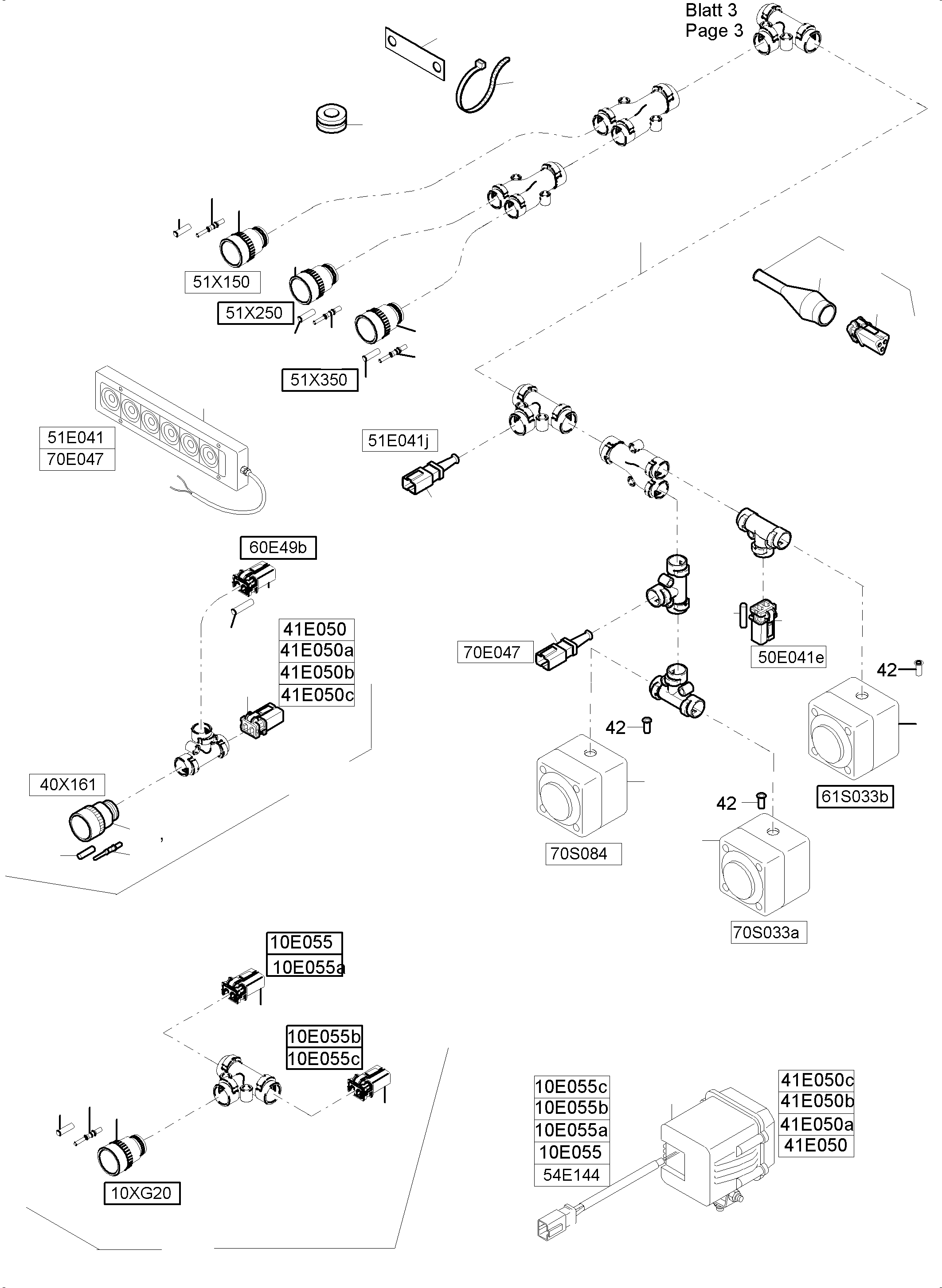 Komatsu parts book diagram for PC8000-6 S/N 12082: LIGHTING EQUIPMENT