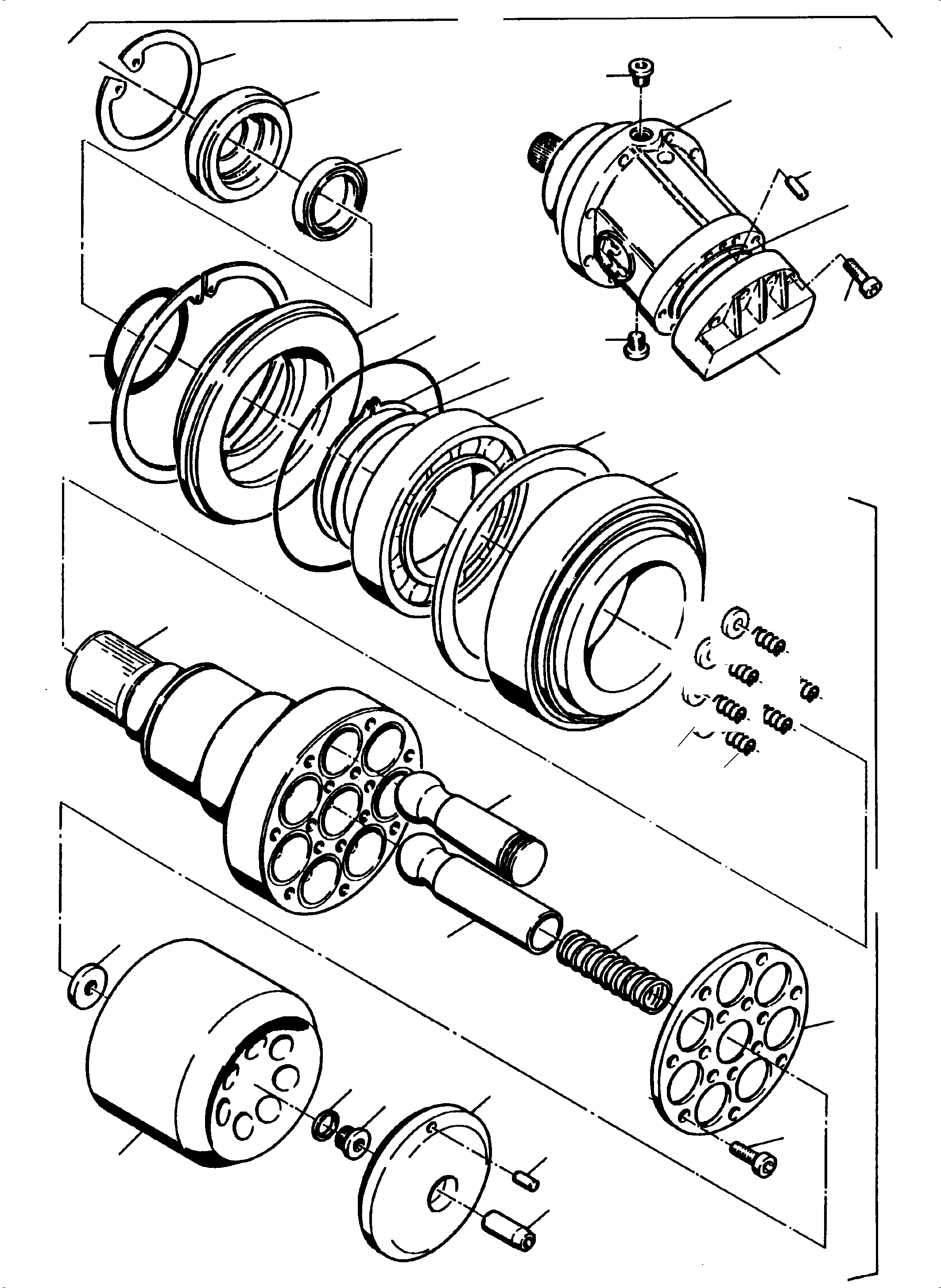 Excavators Mining Komatsu / PC8000-6 S/N 12086(G12086) / Hydraulic Motor(991-0249 : 991-0249)