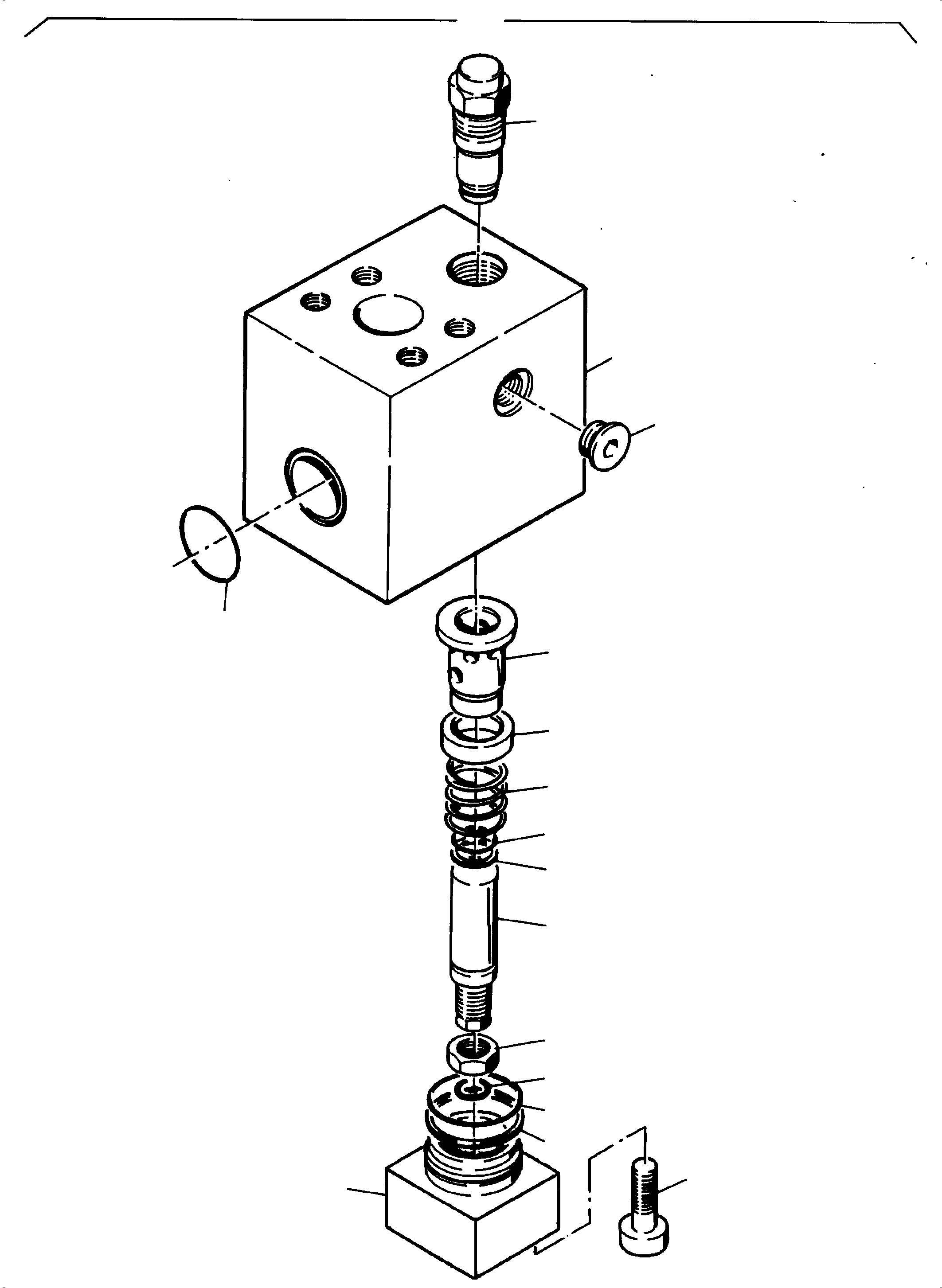 Komatsu parts book diagram for PC8000-6E S/N 12087: THROTTLE CHECK VALVE