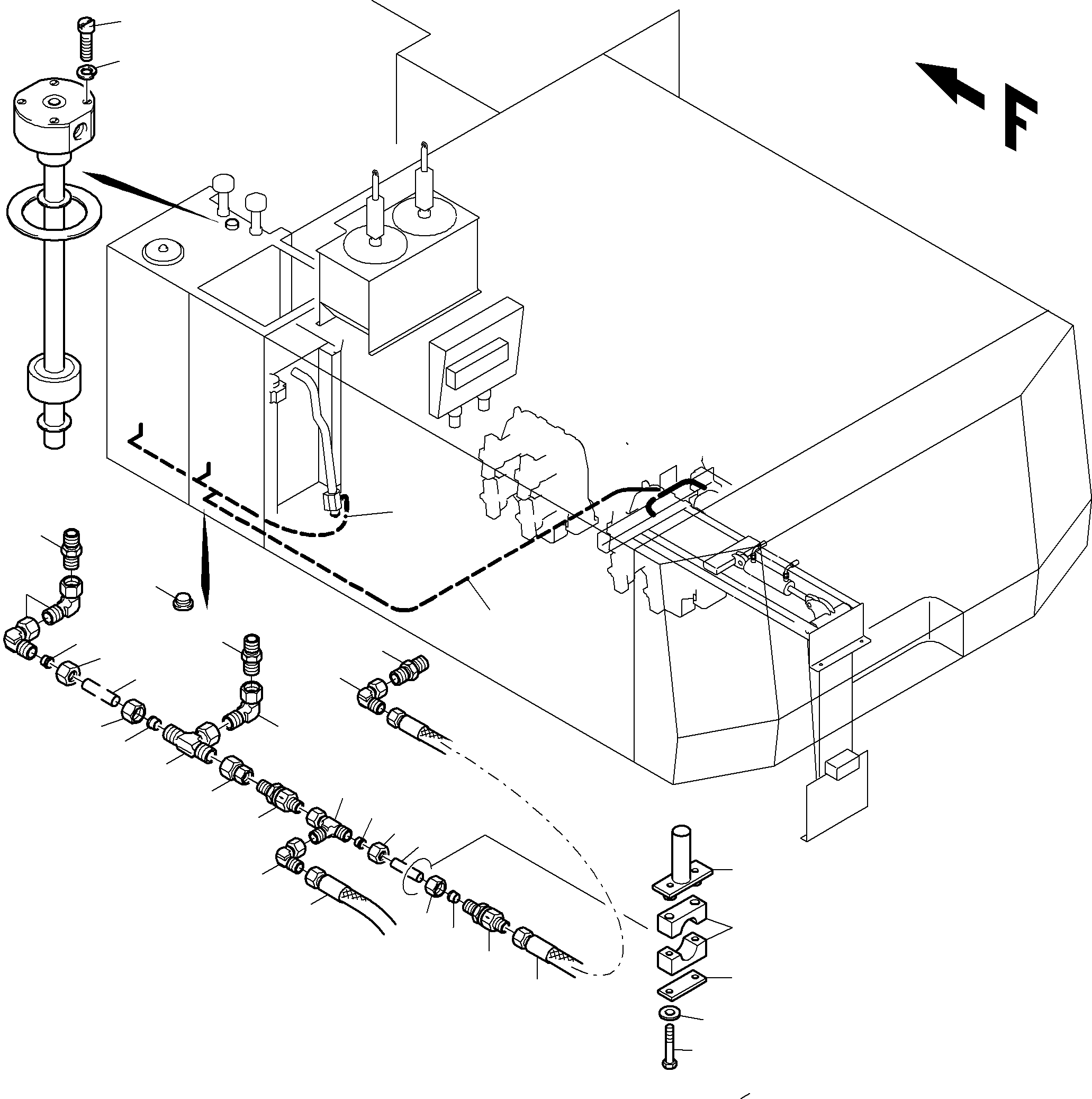 Komatsu parts book diagram for PC8000-6E S/N 12087: REFUELING EQUIPMENT