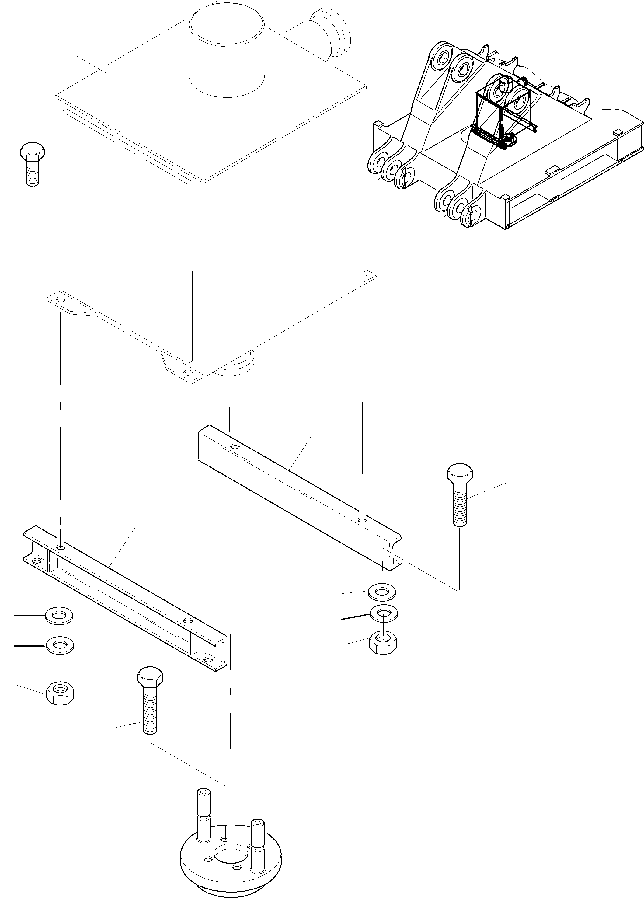 Komatsu parts book diagram for PC8000-6E S/N 12087: SLIP RING MOUNTING