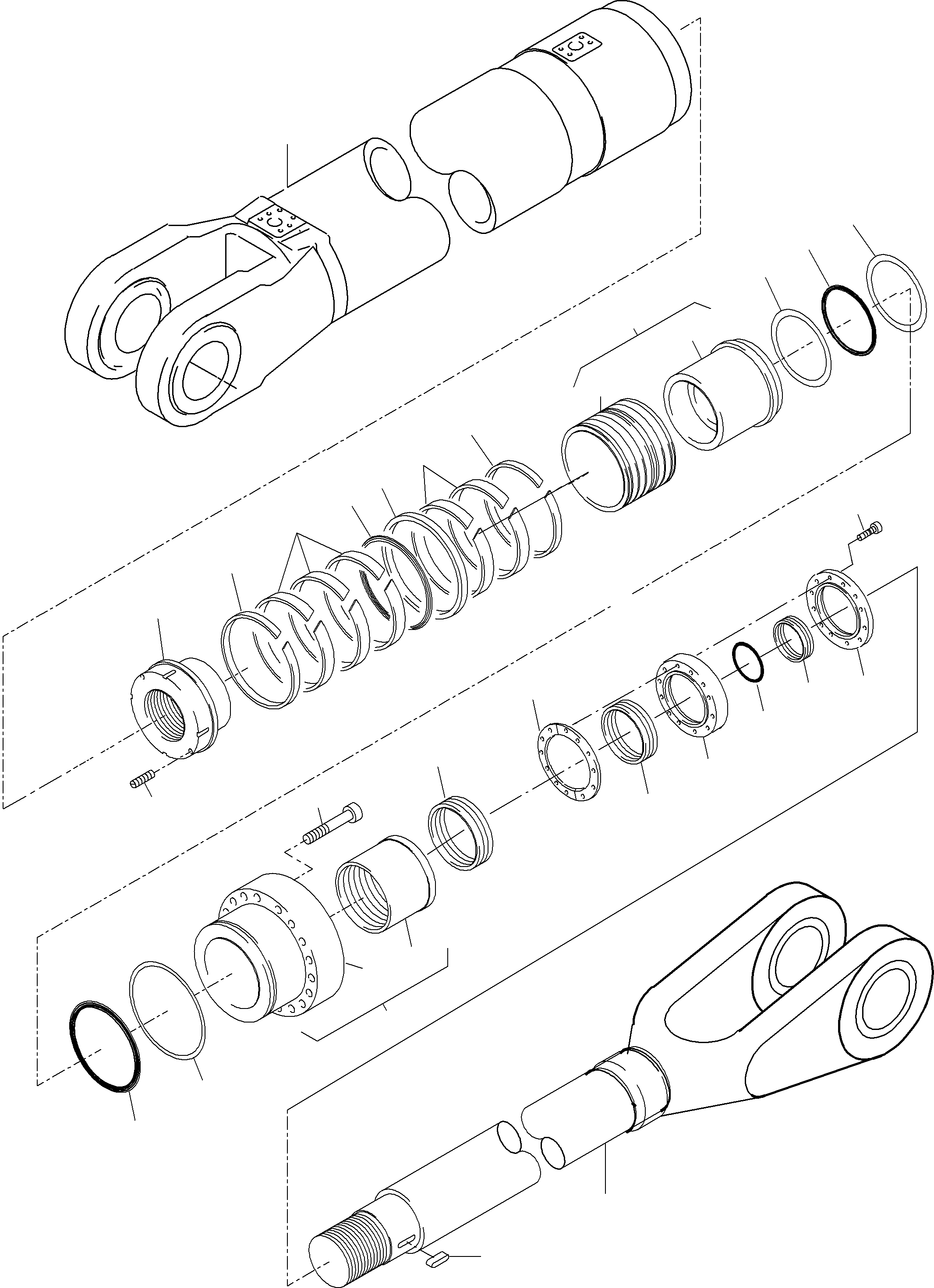 Excavators Mining Komatsu / PC8000-6E S/N 12095(G12095) / Hydr.-Cylinder(113-4172 : 113-4172)