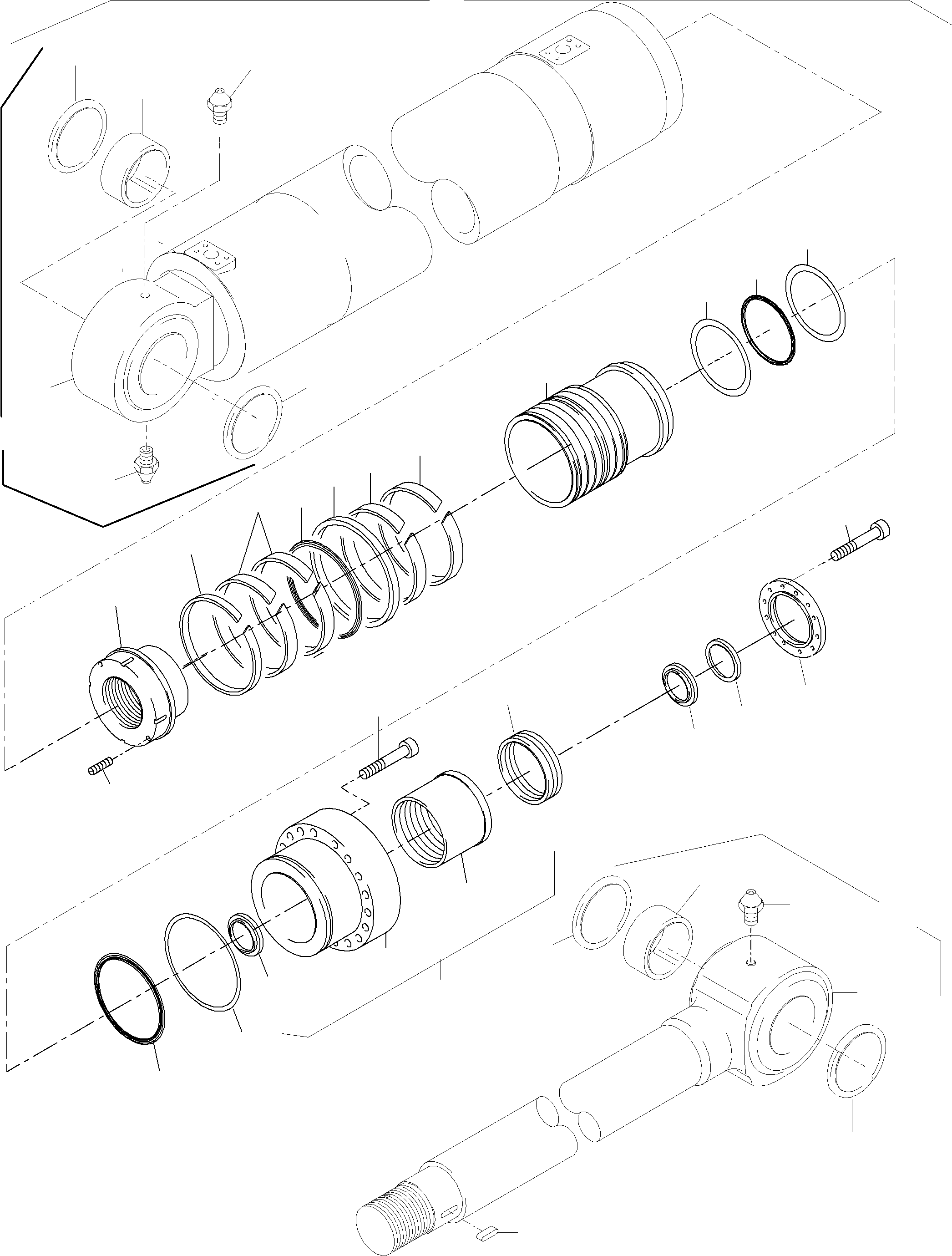 Excavators Mining Komatsu / PC8000-6E S/N 12095(G12095) / Hydraulic Cylinder(113-5079b : 113-5079b)