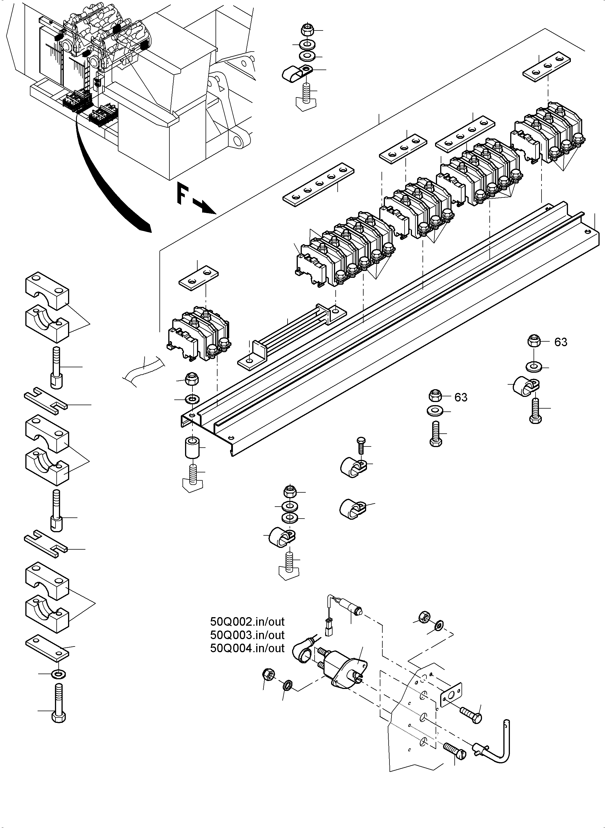 Excavators Mining Komatsu / PC8000-6 S/N 12111(G12111) / Batteries with Cables(113-2231 : 113-2231)