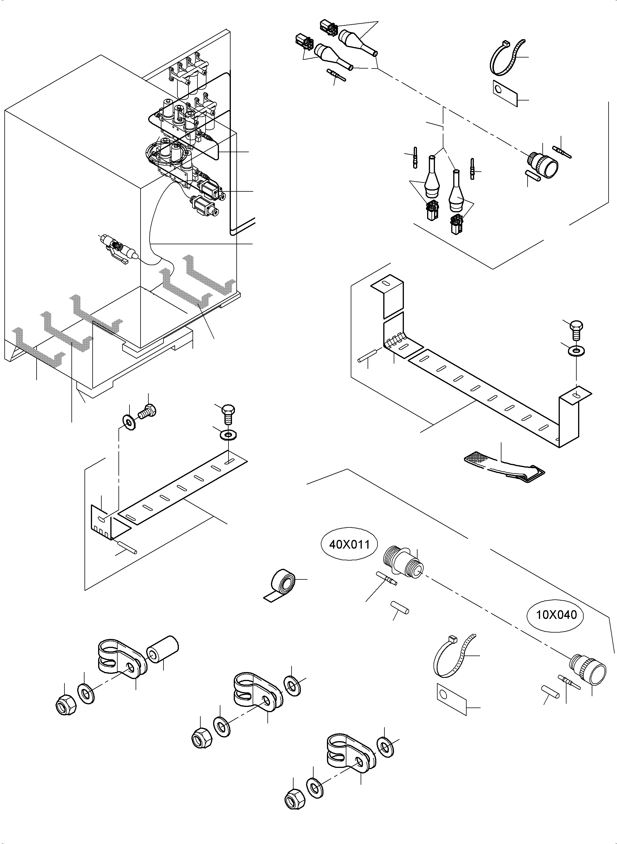 Excavators Mining Komatsu / PC8000-6 S/N 12111(G12111) / Cables - Tank Sensor(113-2239e : 113-2239e)