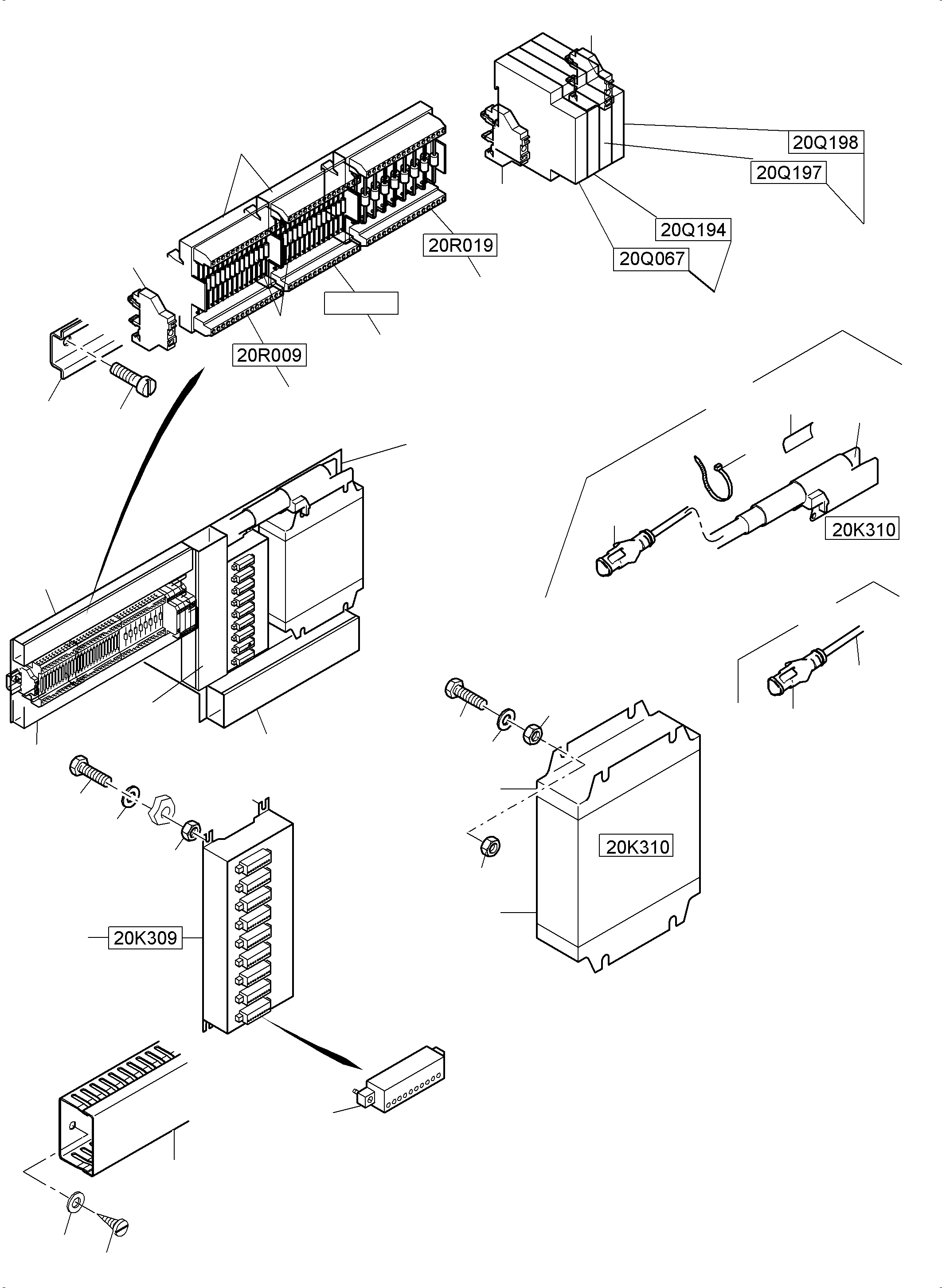 Excavators Mining Komatsu / PC8000-6 S/N 12111(G12111) / Cabin - Operation elements - Location 20(113-2220g : 113-2220g)