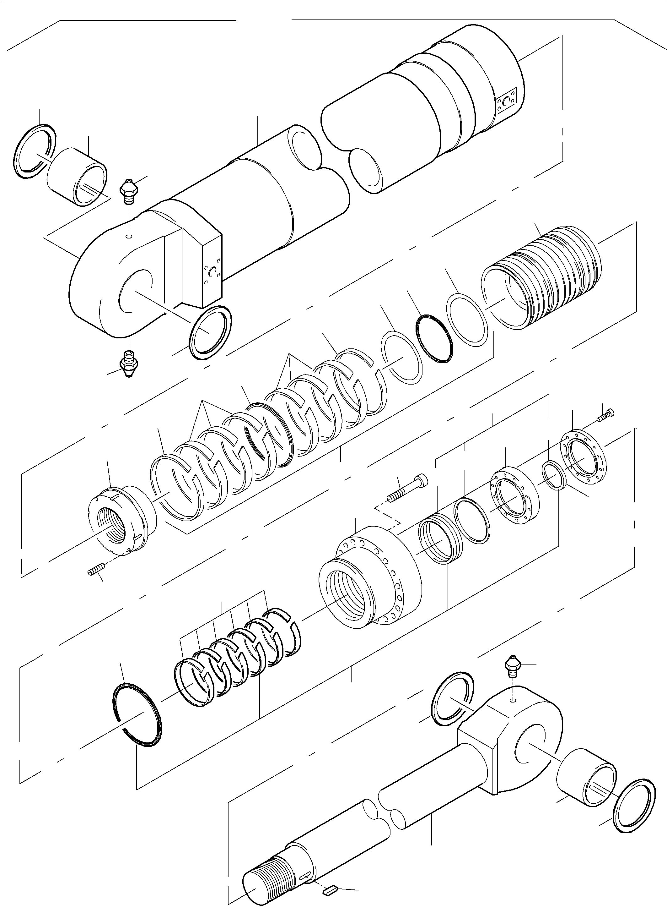 Excavators Mining Komatsu / PC8000-6 S/N 12112(G12112) / Hydraulik Cylinder(113-4072 : 113-4072)