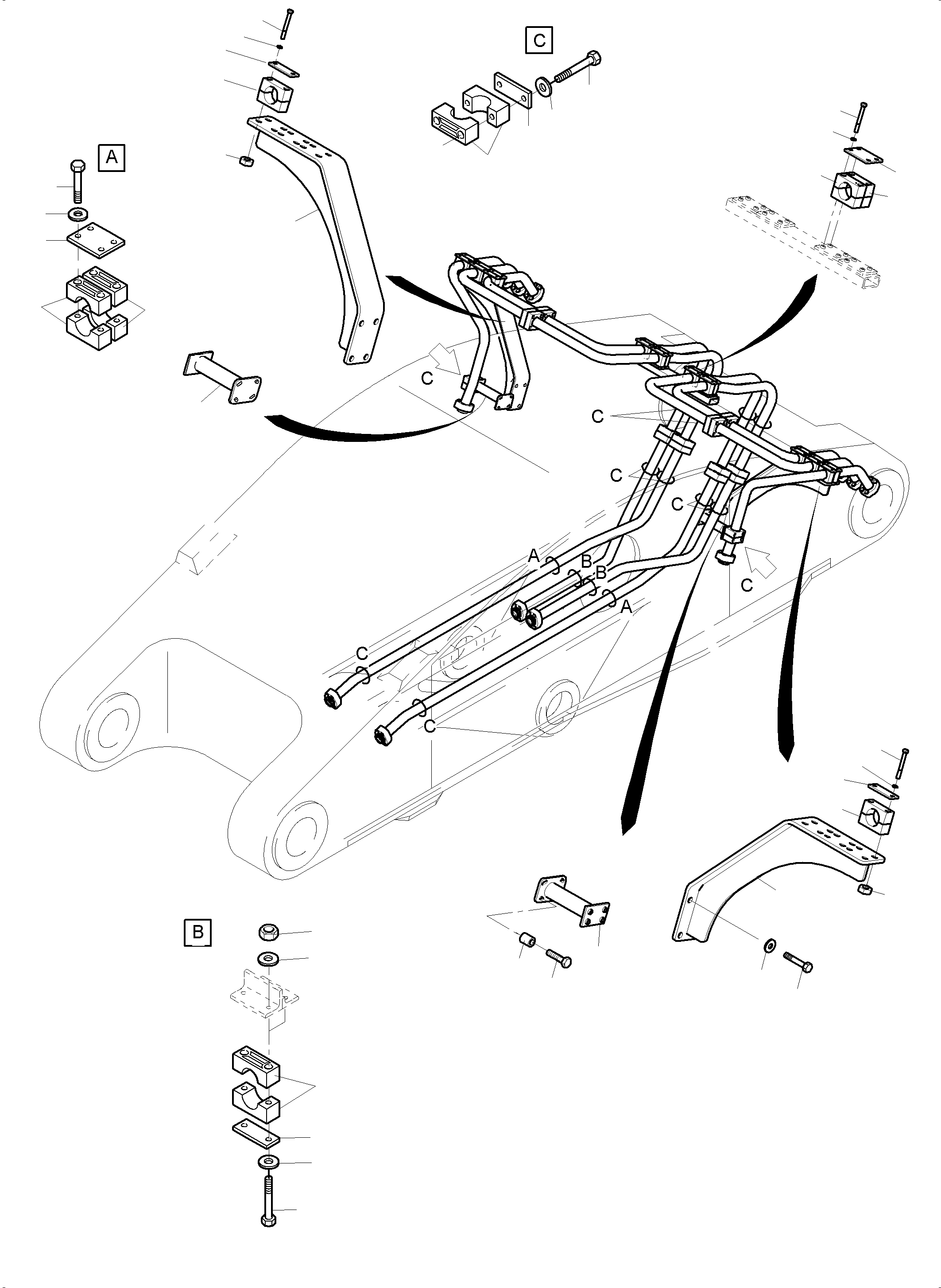 Excavators Mining Komatsu / PC8000-6 S/N 12112(G12112) / Stick 5,75m(113-4203 : 113-4203)