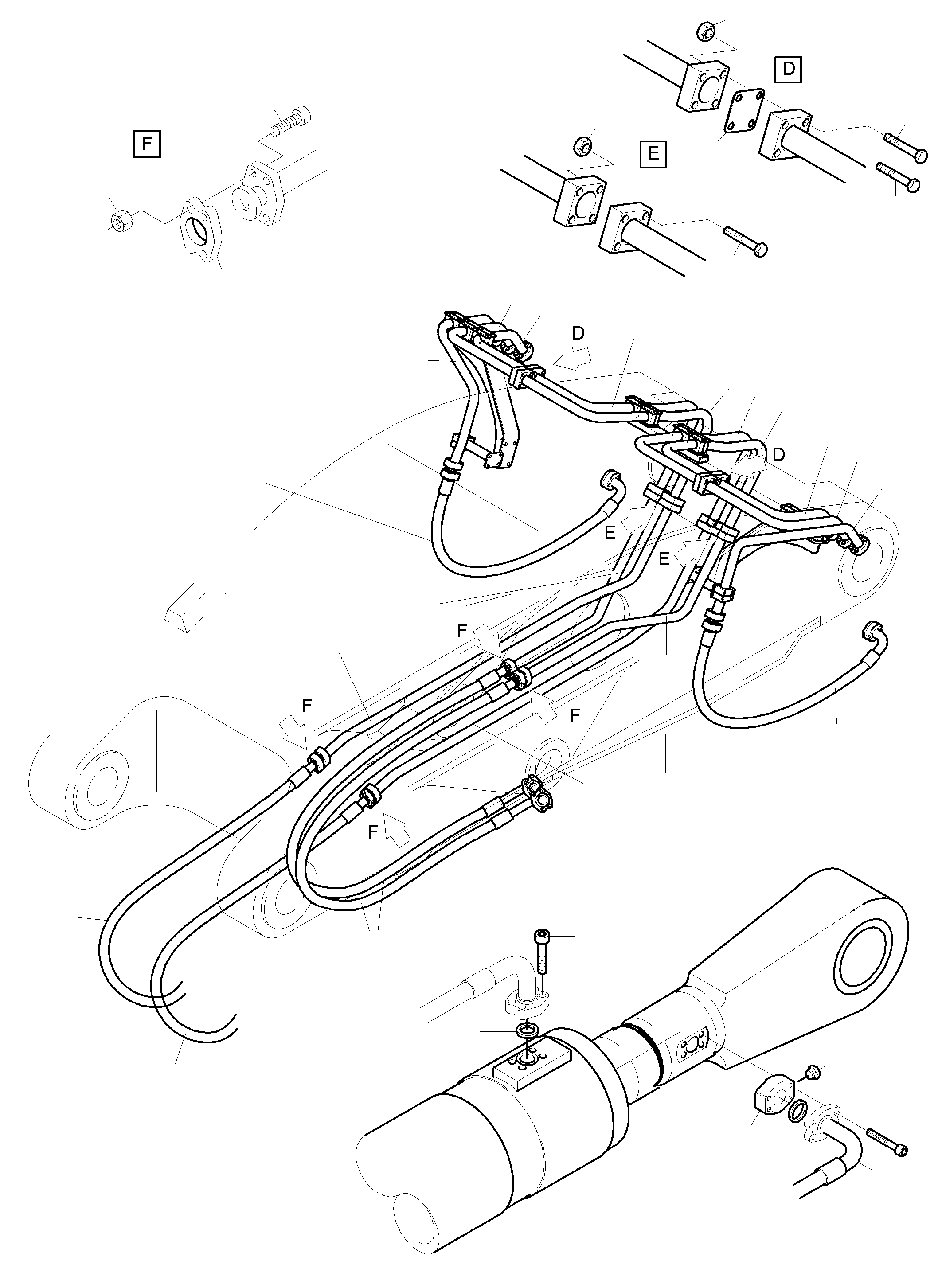 Excavators Mining Komatsu / PC8000-6 S/N 12112(G12112) / Stick 5,75m(113-4203 : 113-4203)