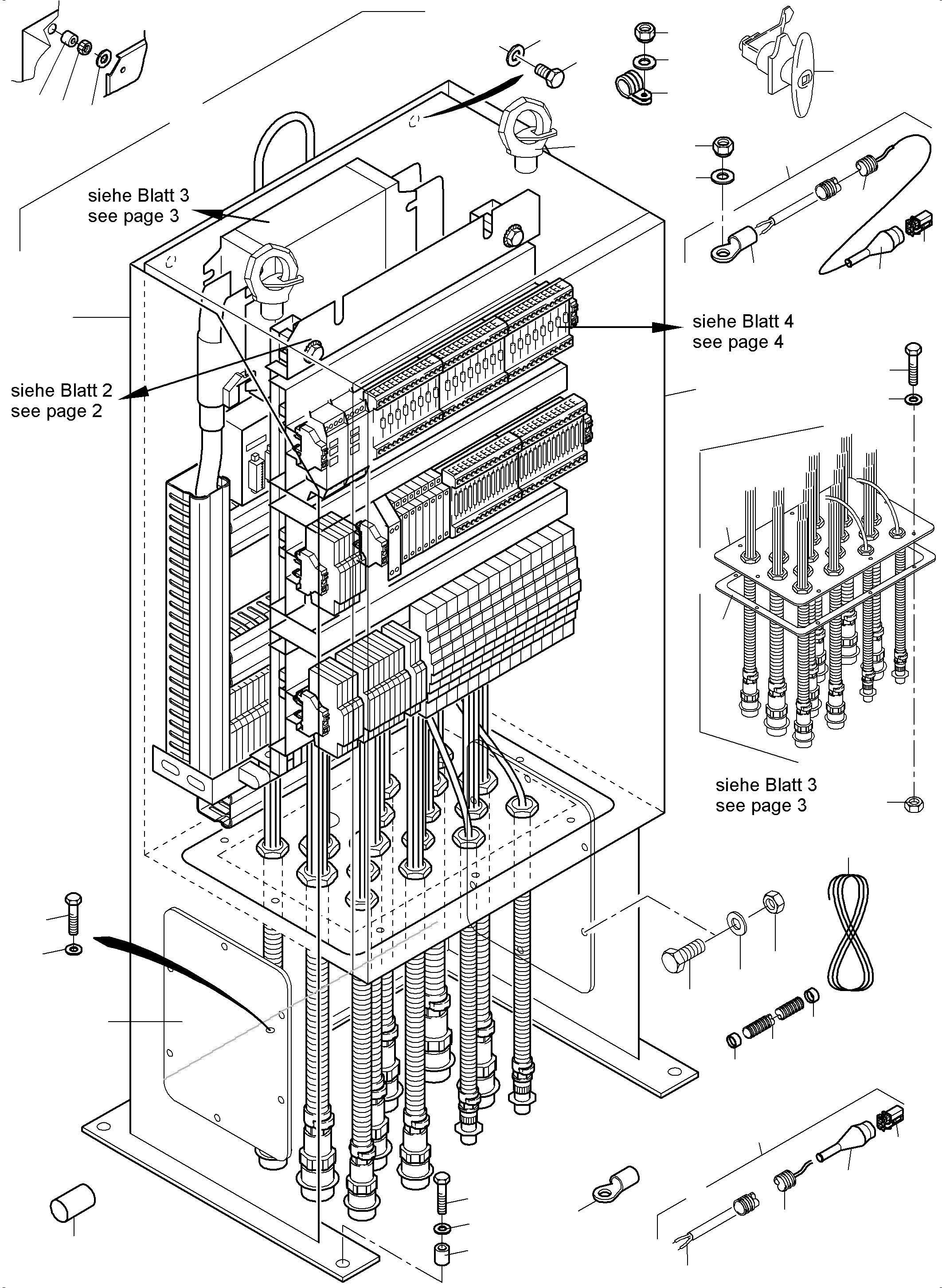 Excavators Mining Komatsu / PC8000-6 S/N 12112(G12112) / Switch cabinet Ort 51(113-2274h : 113-2274h)