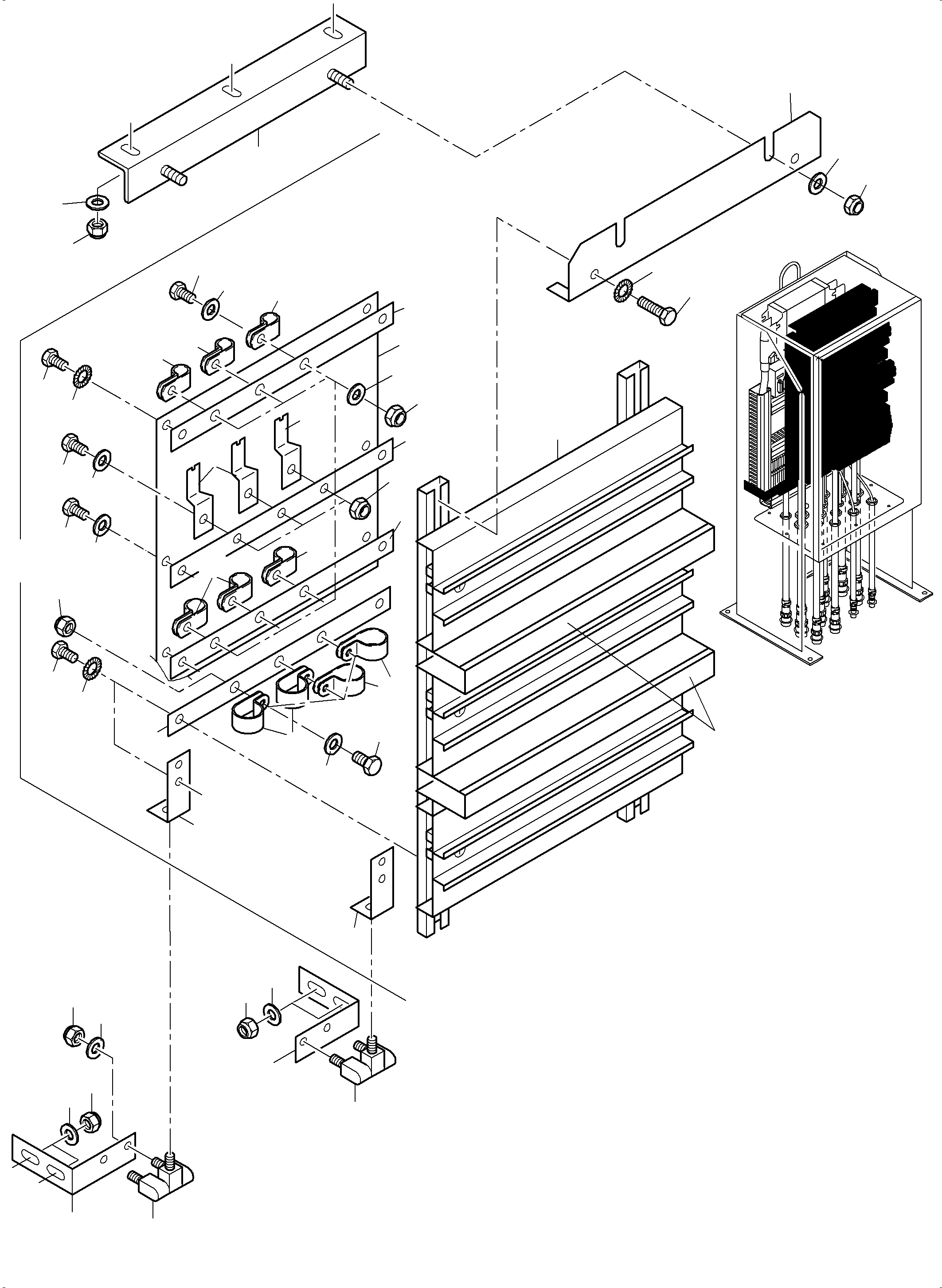 Excavators Mining Komatsu / PC8000-6 S/N 12112(G12112) / Switch cabinet Ort 51(113-2274h : 113-2274h)