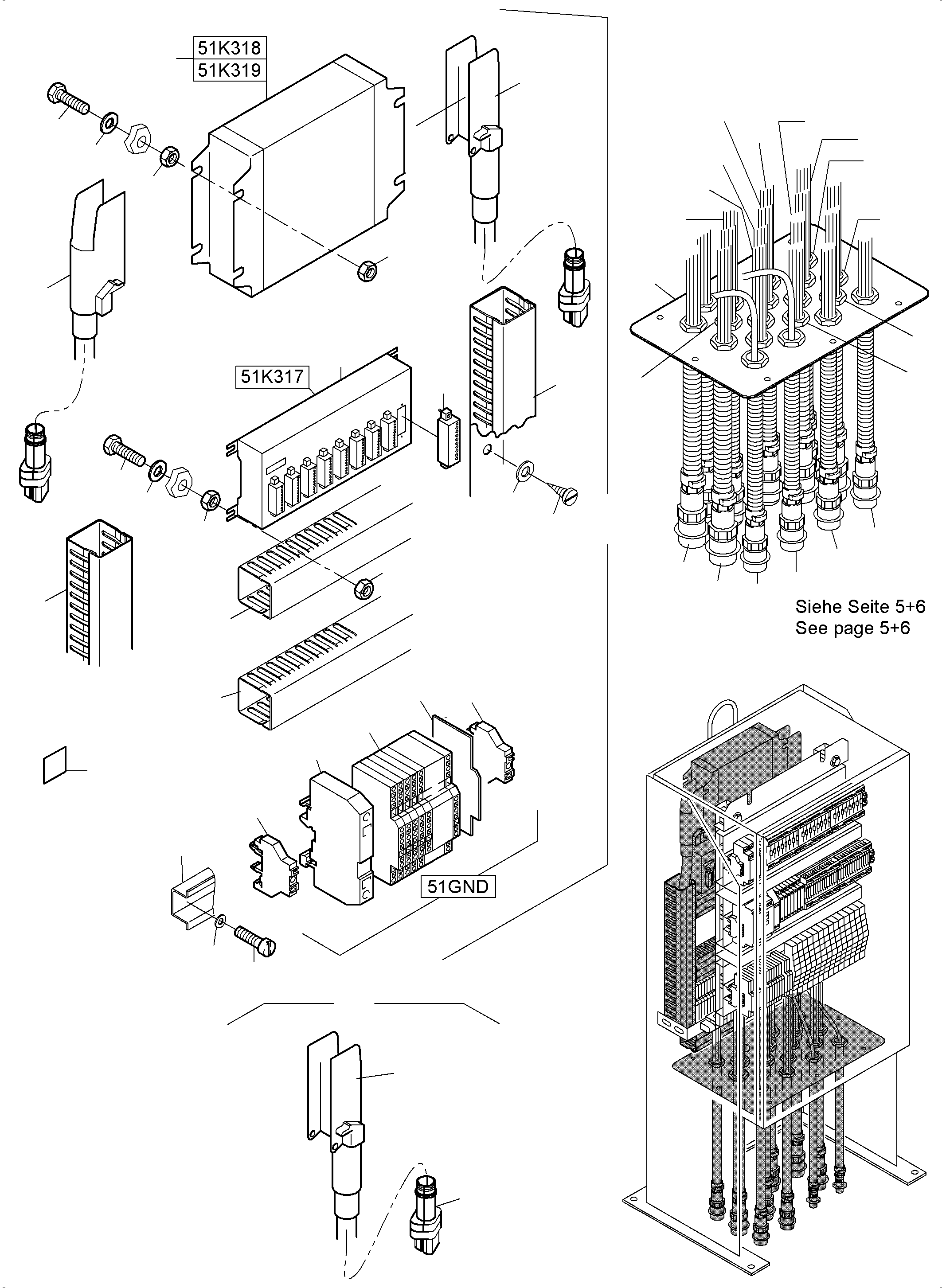 Excavators Mining Komatsu / PC8000-6 S/N 12112(G12112) / Switch cabinet Ort 51(113-2274h : 113-2274h)