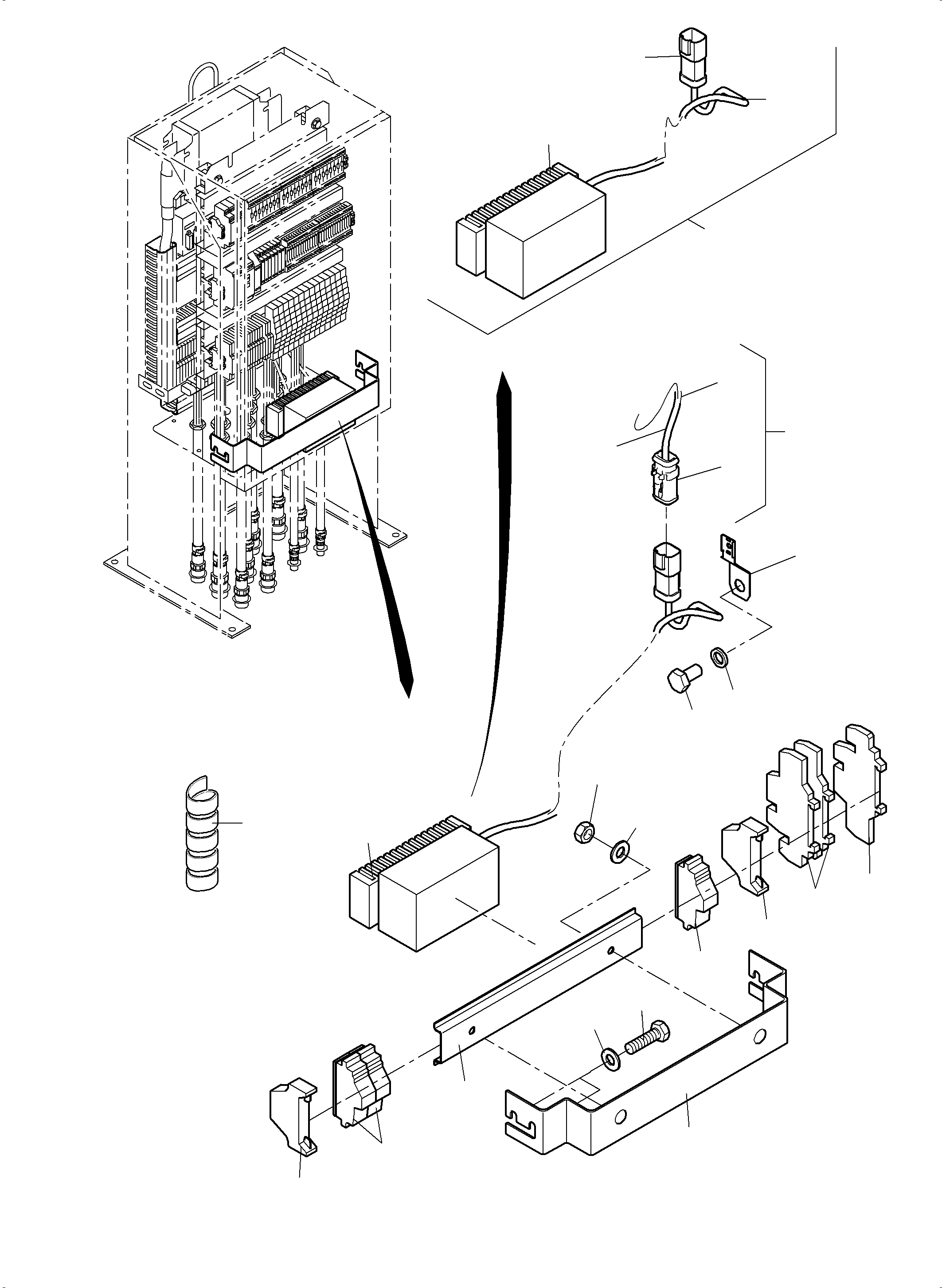 Excavators Mining Komatsu / PC8000-6 S/N 12112(G12112) / Switch cabinet Ort 51(113-2274h : 113-2274h)