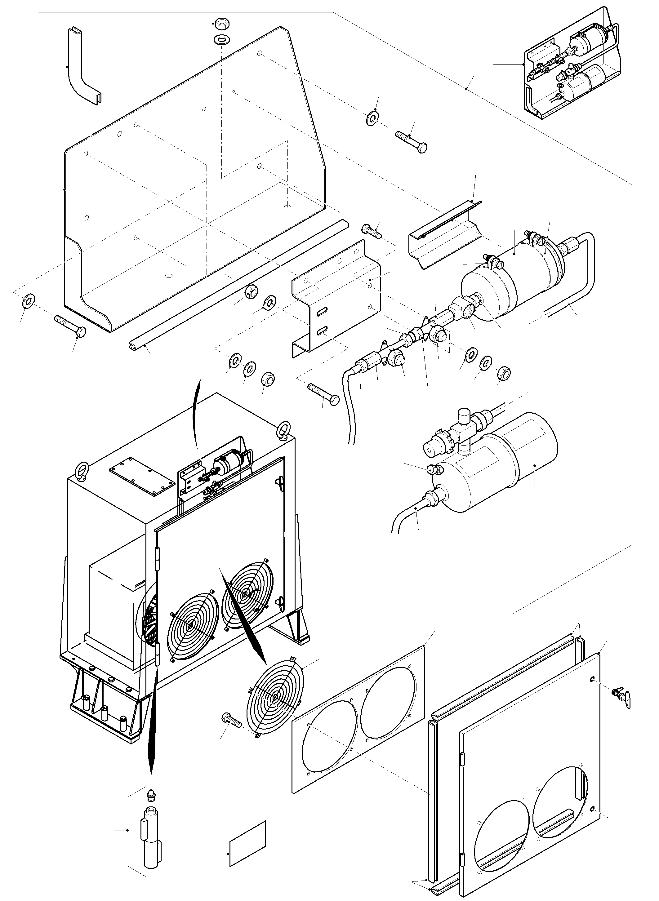 Excavators Mining Komatsu / PC8000-6 S/N 12112(G12112) / Air Condition Arr. - Cabine(113-2043b : 113-2043b)