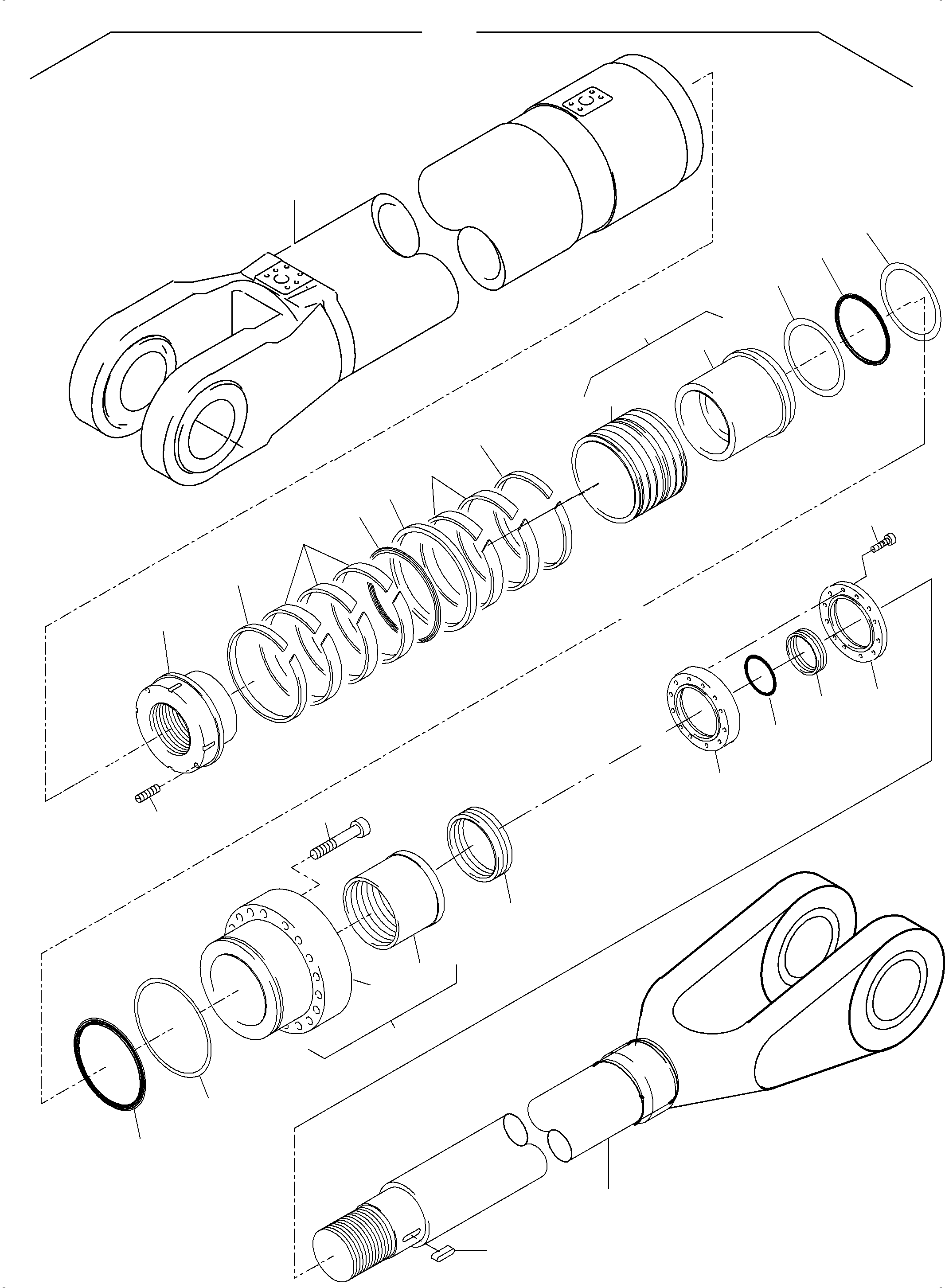 Excavators Mining Komatsu / PC8000-6 S/N 12112(G12112) / Hydr.-Cylinder(113-4184 : 113-4184)