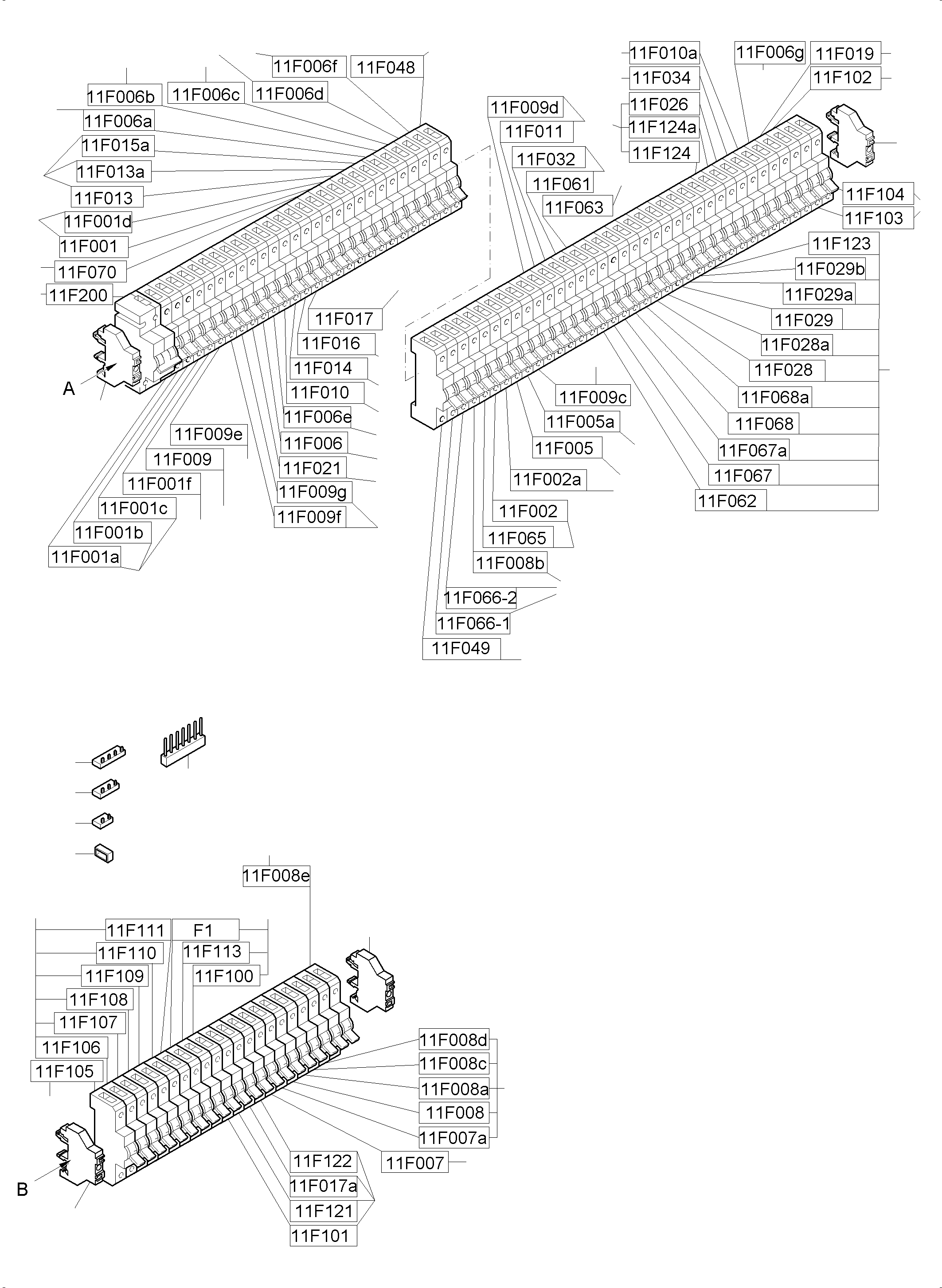 Excavators Mining Komatsu / PC8000-6 S/N 12112(G12112) / Switch framing X2 Ort 11(113-2218h : 113-2218h)