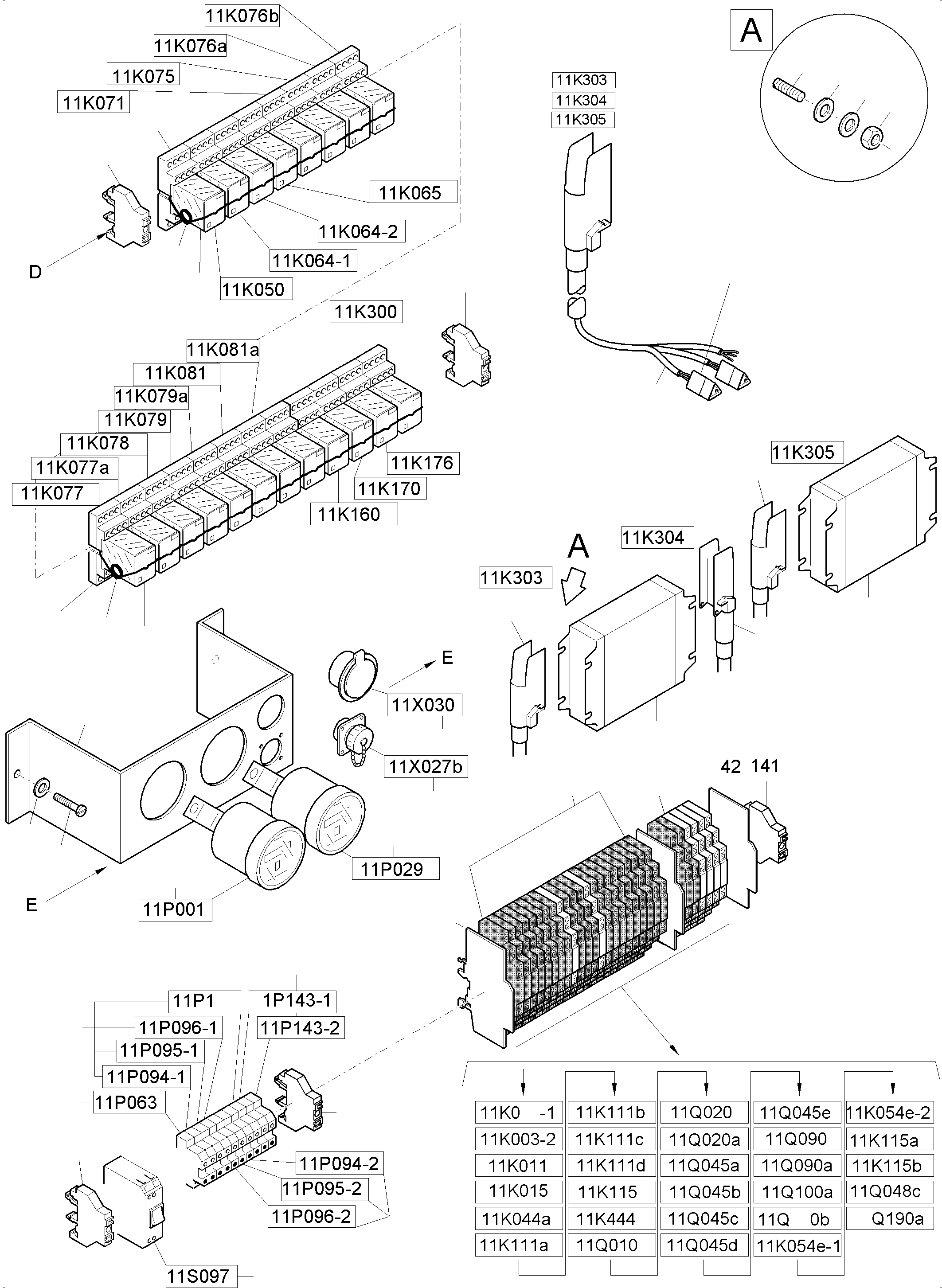 Excavators Mining Komatsu / PC8000-6 S/N 12112(G12112) / Switch framing X2 Ort 11(113-2218h : 113-2218h)